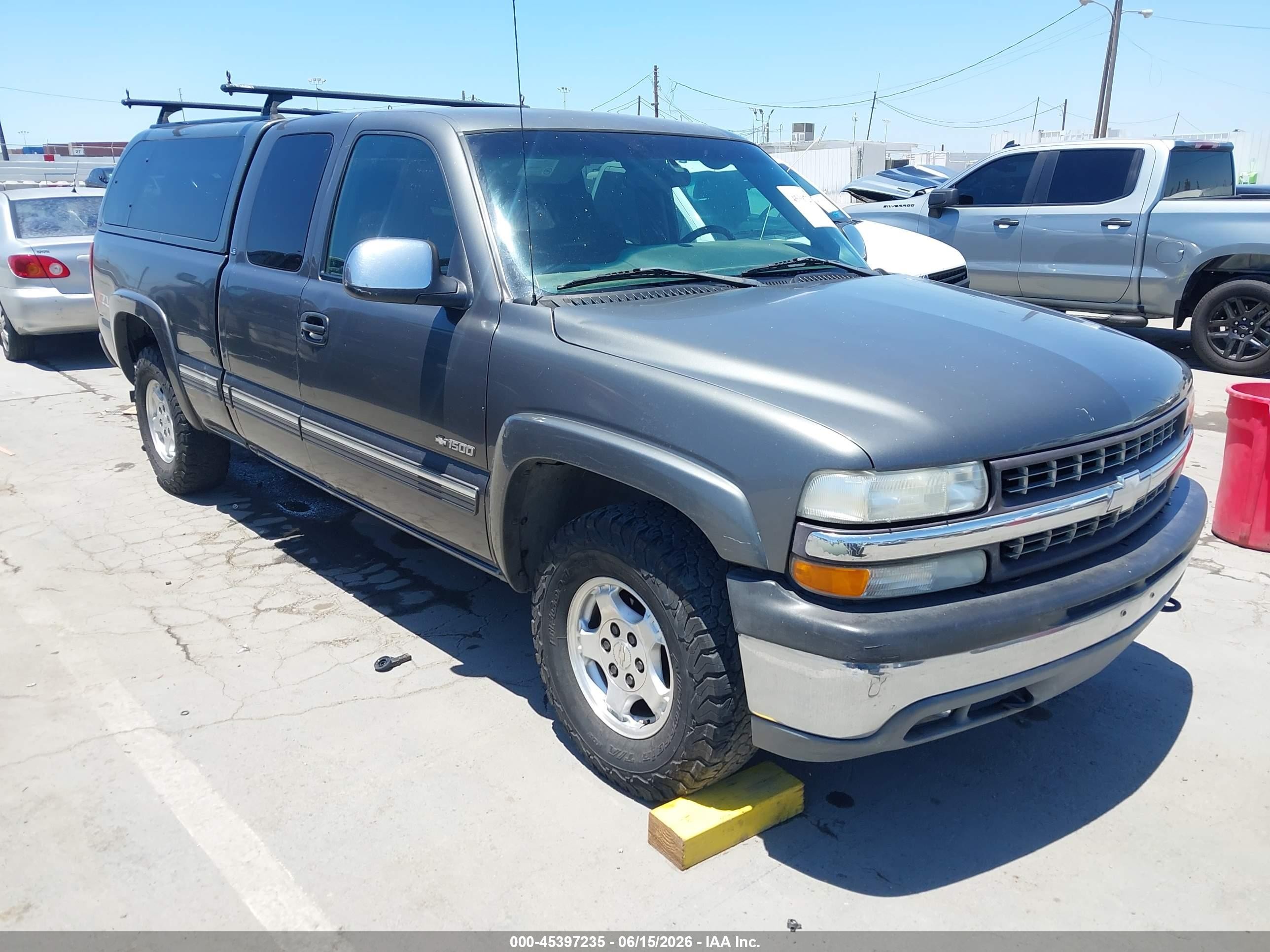 2002 Chevrolet Silverado 1500 Ls Серый vin: 1GCEK19T02E185773