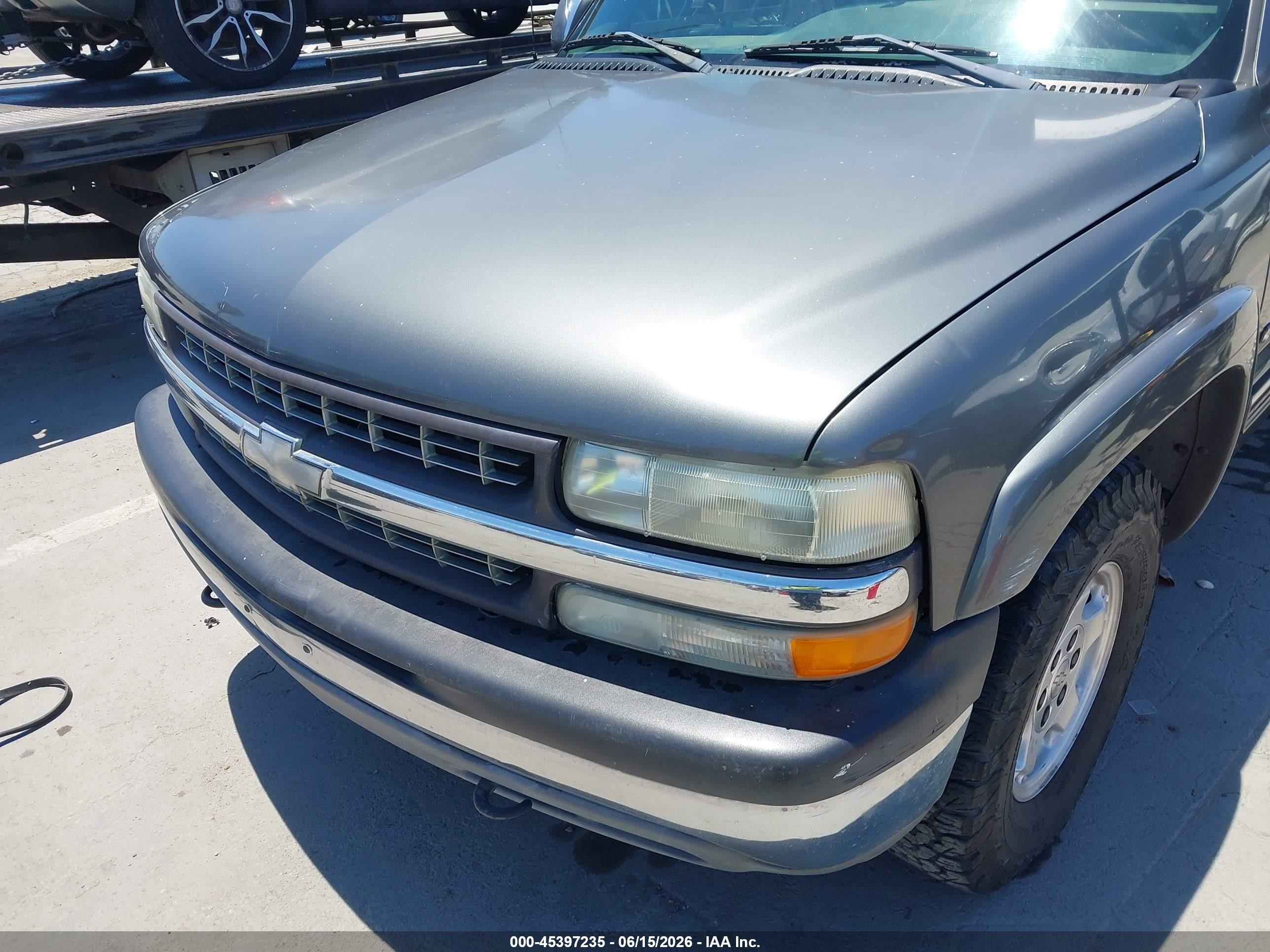 2002 Chevrolet Silverado 1500 Ls Серый vin: 1GCEK19T02E185773