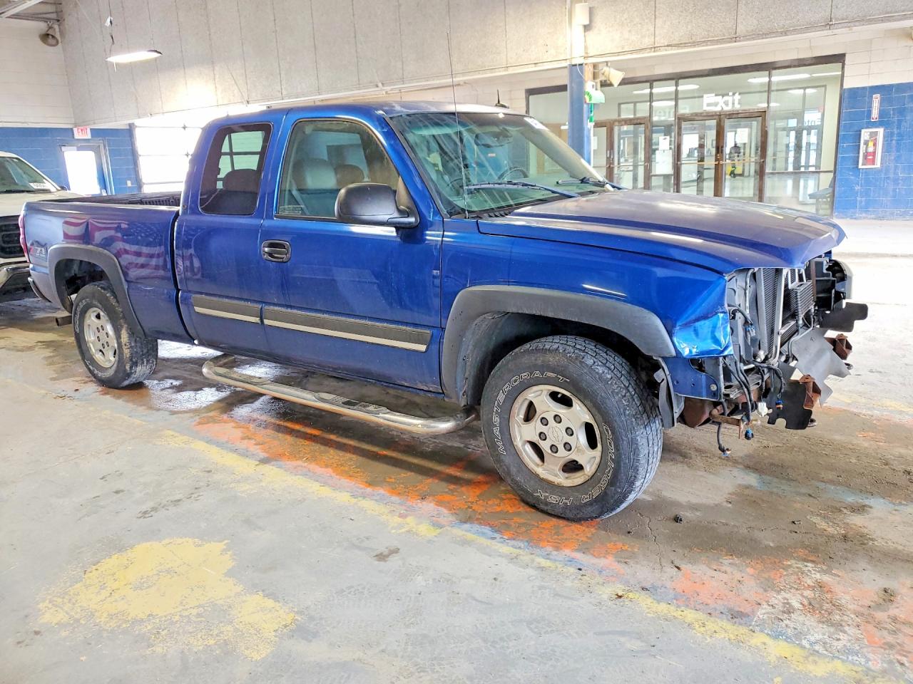 2003 Chevrolet Silverado K1500 Blue vin: 1GCEK19T03E132329