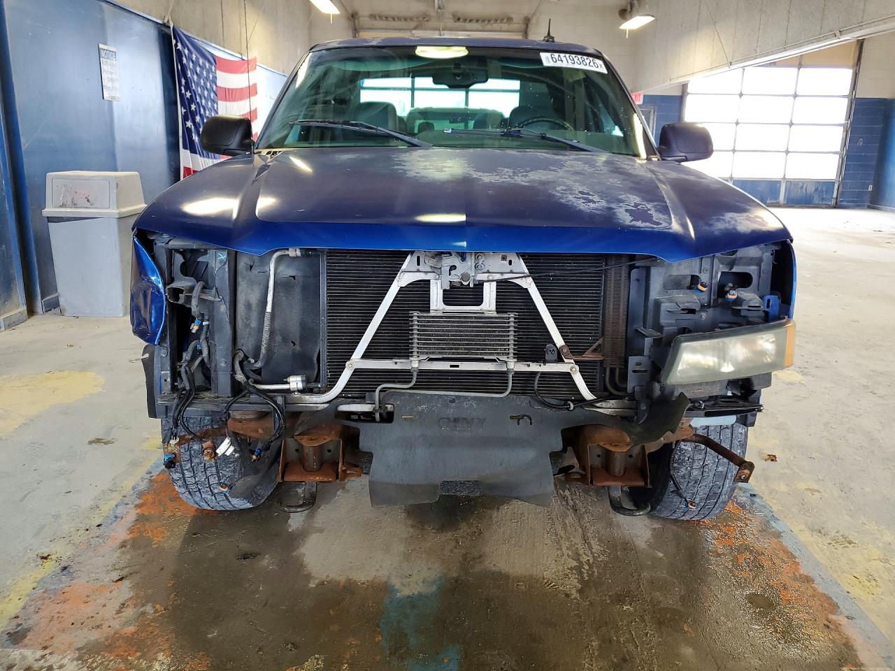 2003 Chevrolet Silverado K1500 Blue vin: 1GCEK19T03E132329