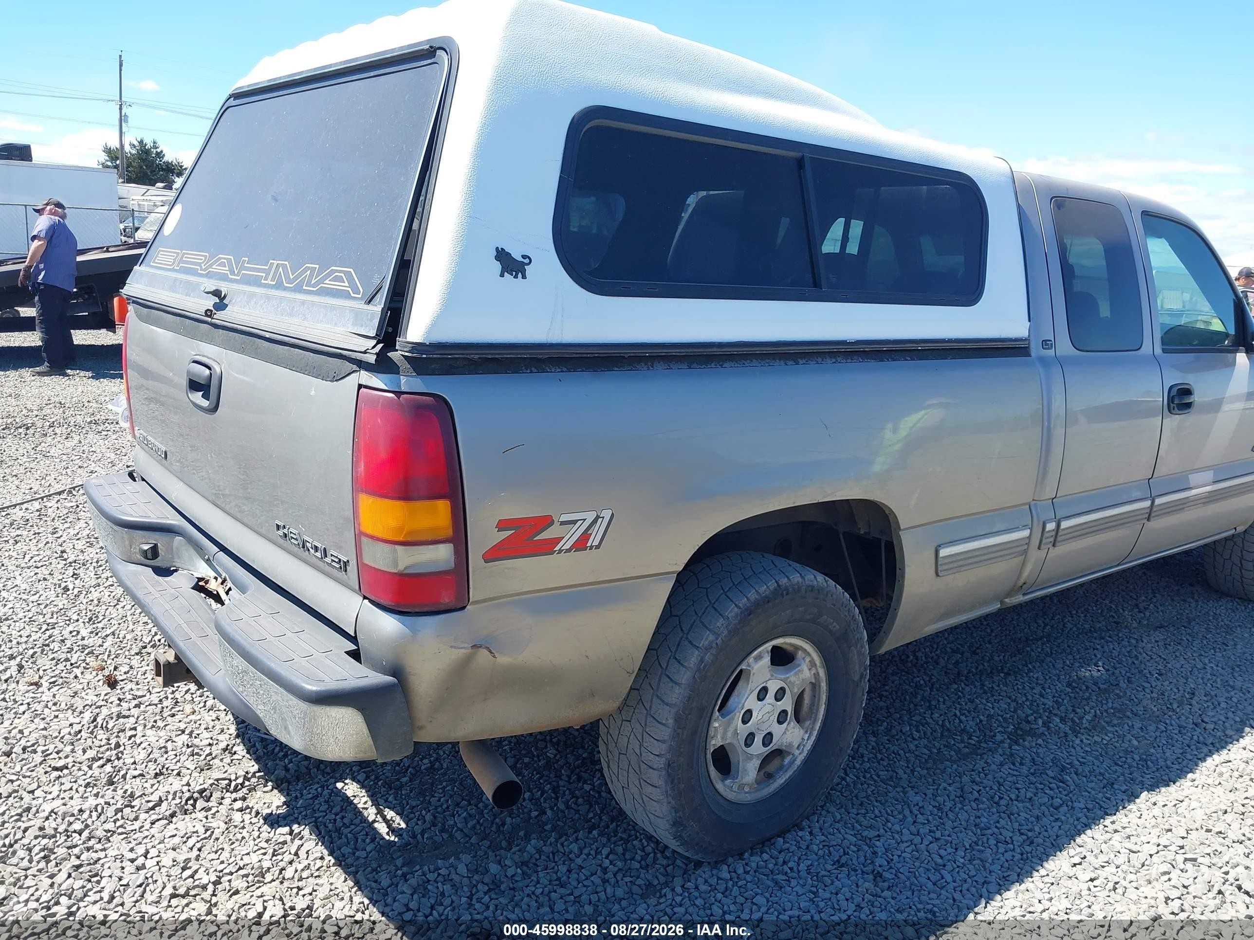 1999 Chevrolet Silverado 1500 Lt Champagne vin: 1GCEK19T0XE109591