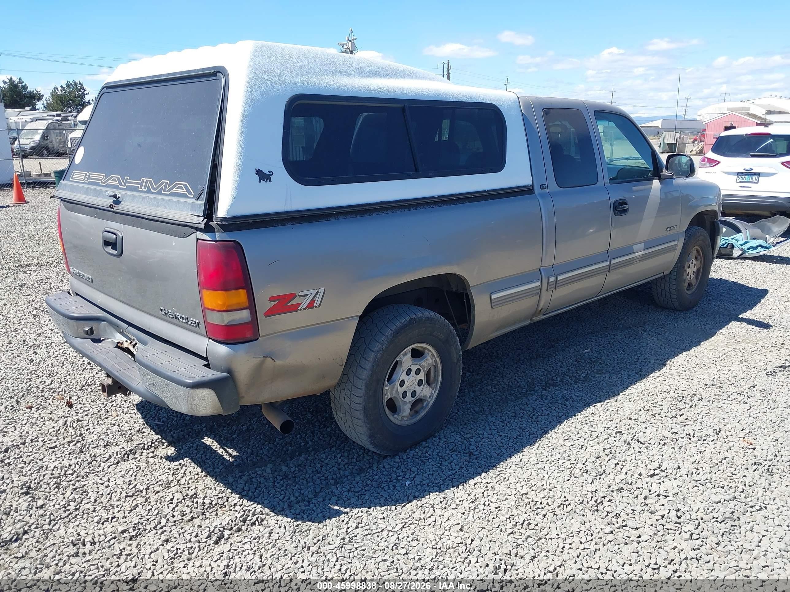1999 Chevrolet Silverado 1500 Lt Champagne vin: 1GCEK19T0XE109591