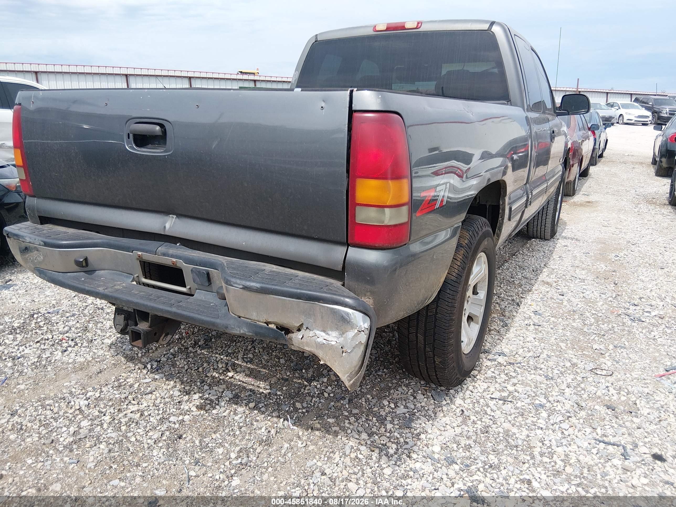 1999 Chevrolet Silverado 1500 Lt Gray vin: 1GCEK19T0XE122132