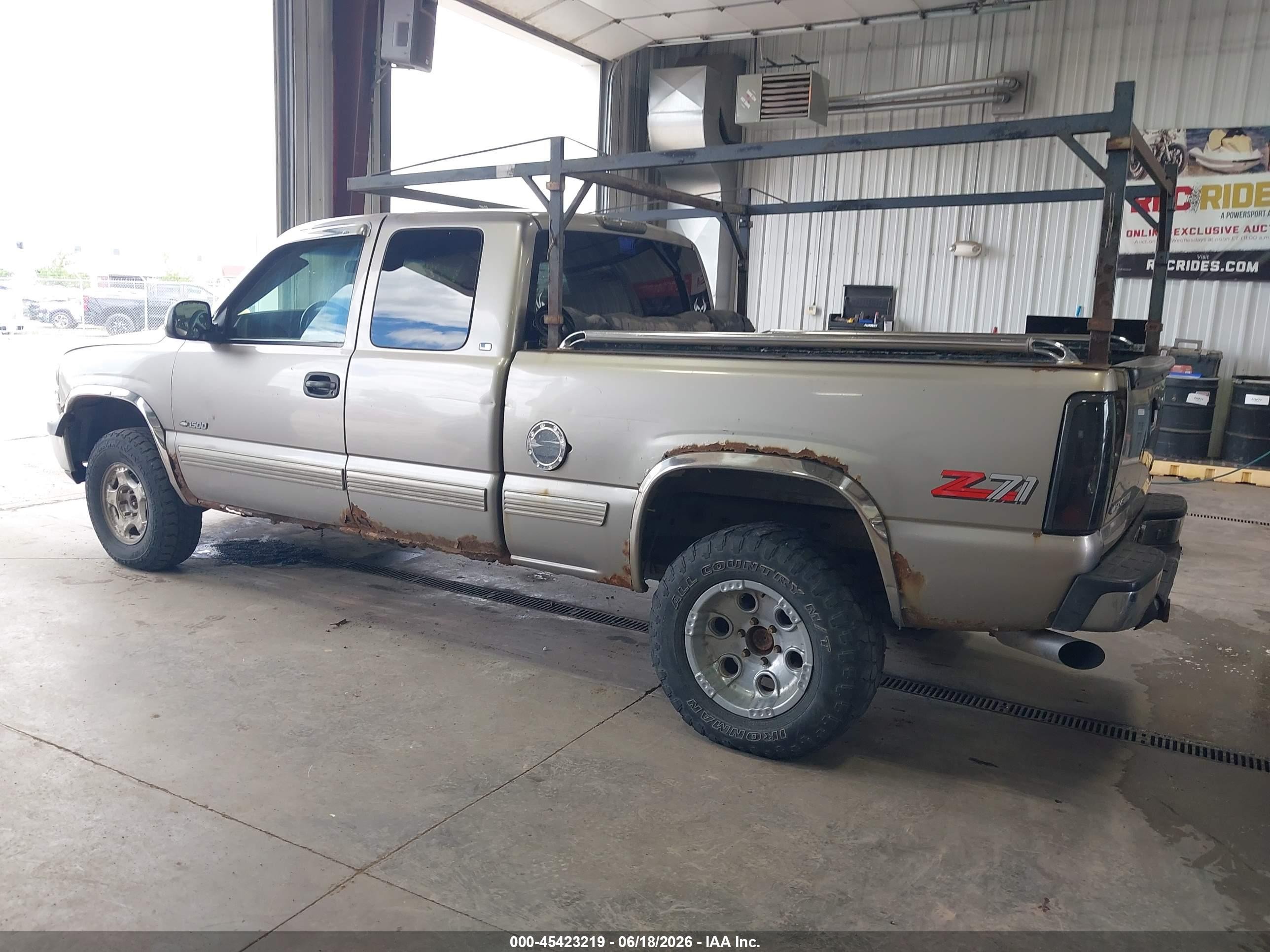1999 Chevrolet Silverado 1500 Ls Gold vin: 1GCEK19T0XE139688
