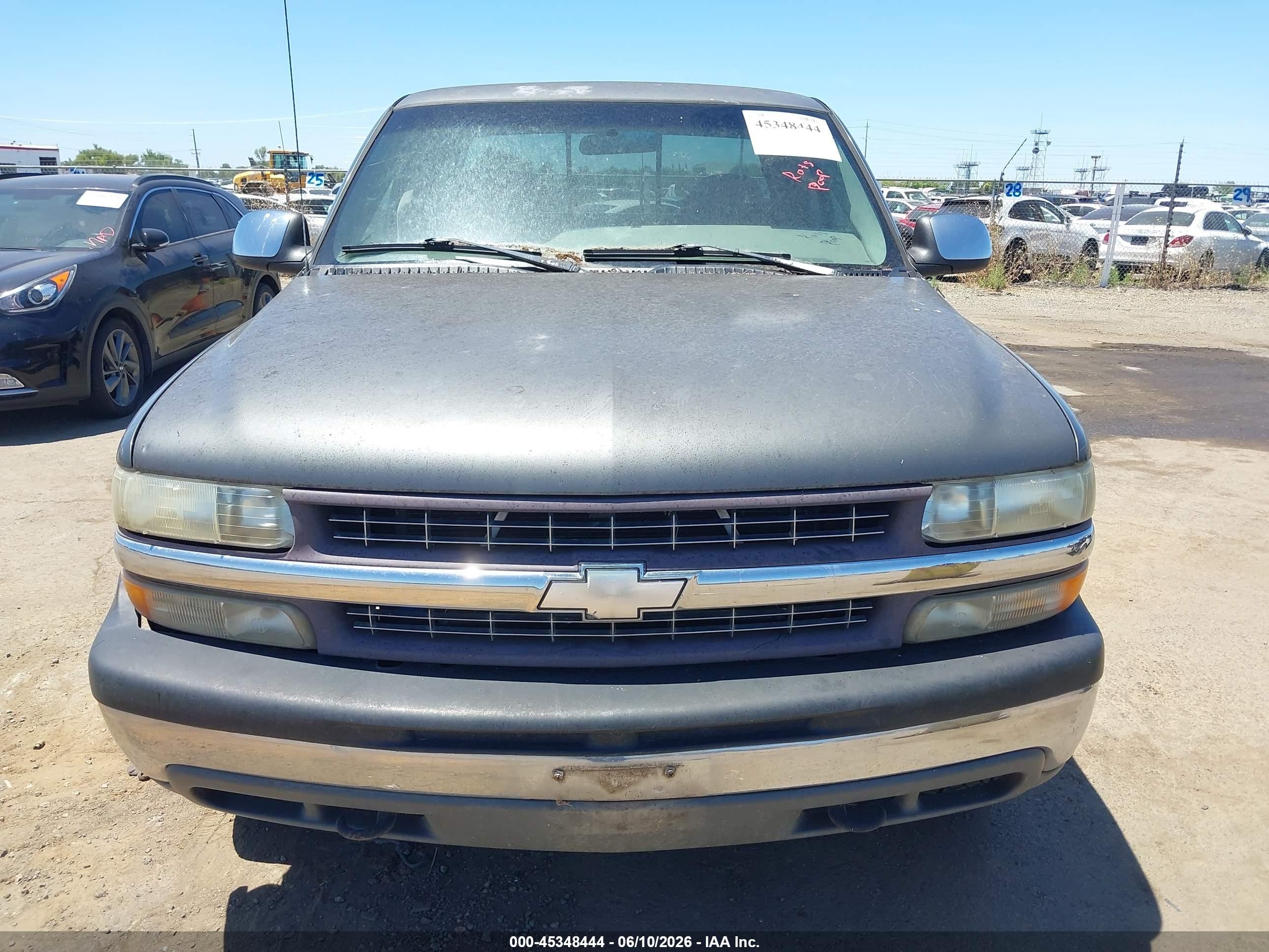 1999 Chevrolet Silverado 1500 Ls Gray vin: 1GCEK19T0XE187613