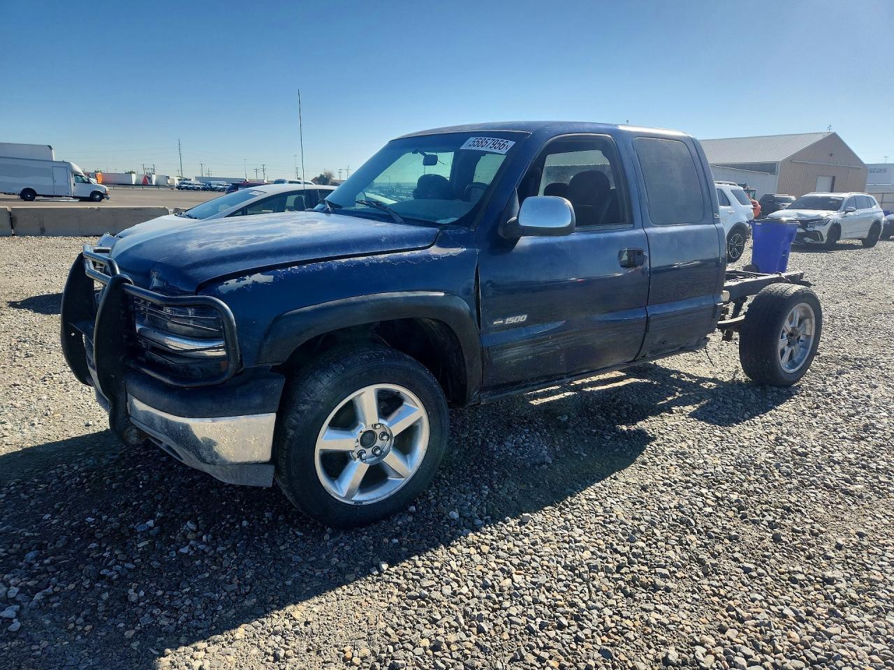 2000 Chevrolet Silverado K1500 Blue vin: 1GCEK19T0YE337267