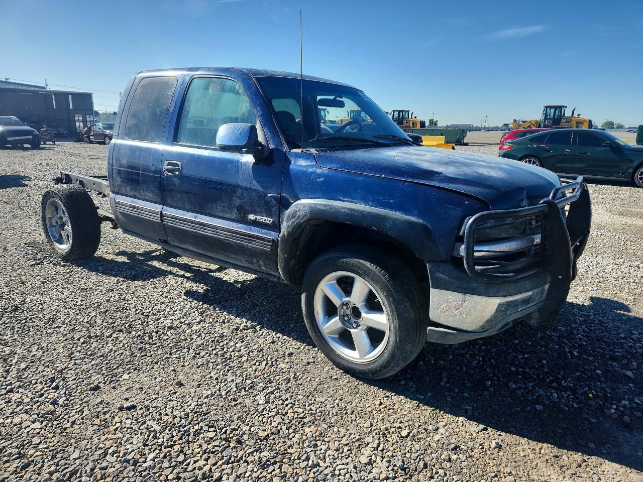 2000 Chevrolet Silverado K1500 Blue vin: 1GCEK19T0YE337267