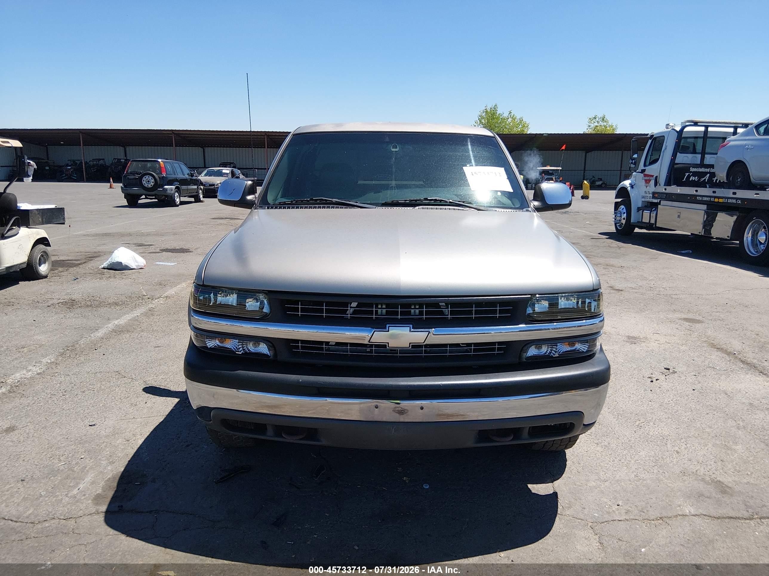 2000 Chevrolet Silverado 1500 Lt Gray vin: 1GCEK19T0YE395945