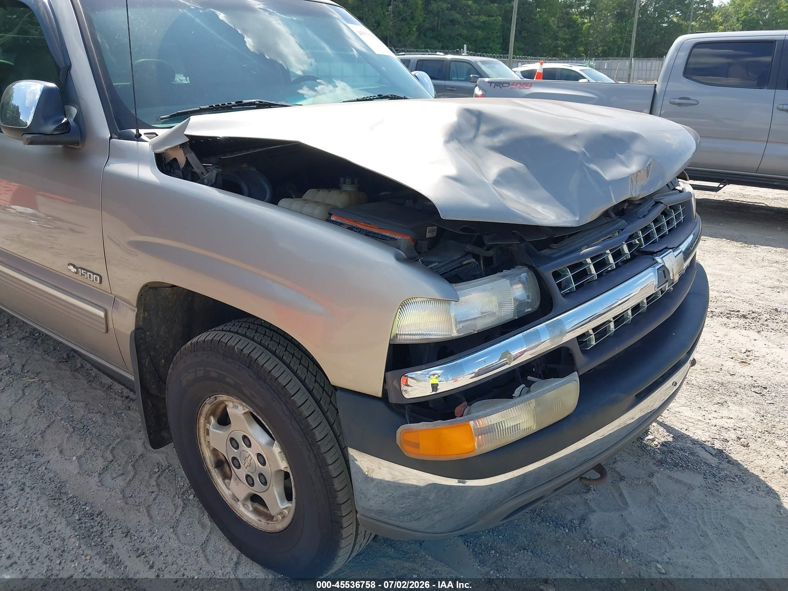 2000 Chevrolet Silverado 1500 Lt Champagne vin: 1GCEK19T0YE404241