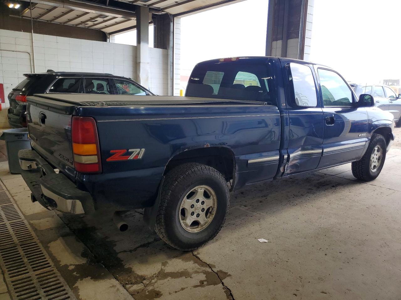 2000 Chevrolet Silverado K1500 Blue vin: 1GCEK19T0YZ193101
