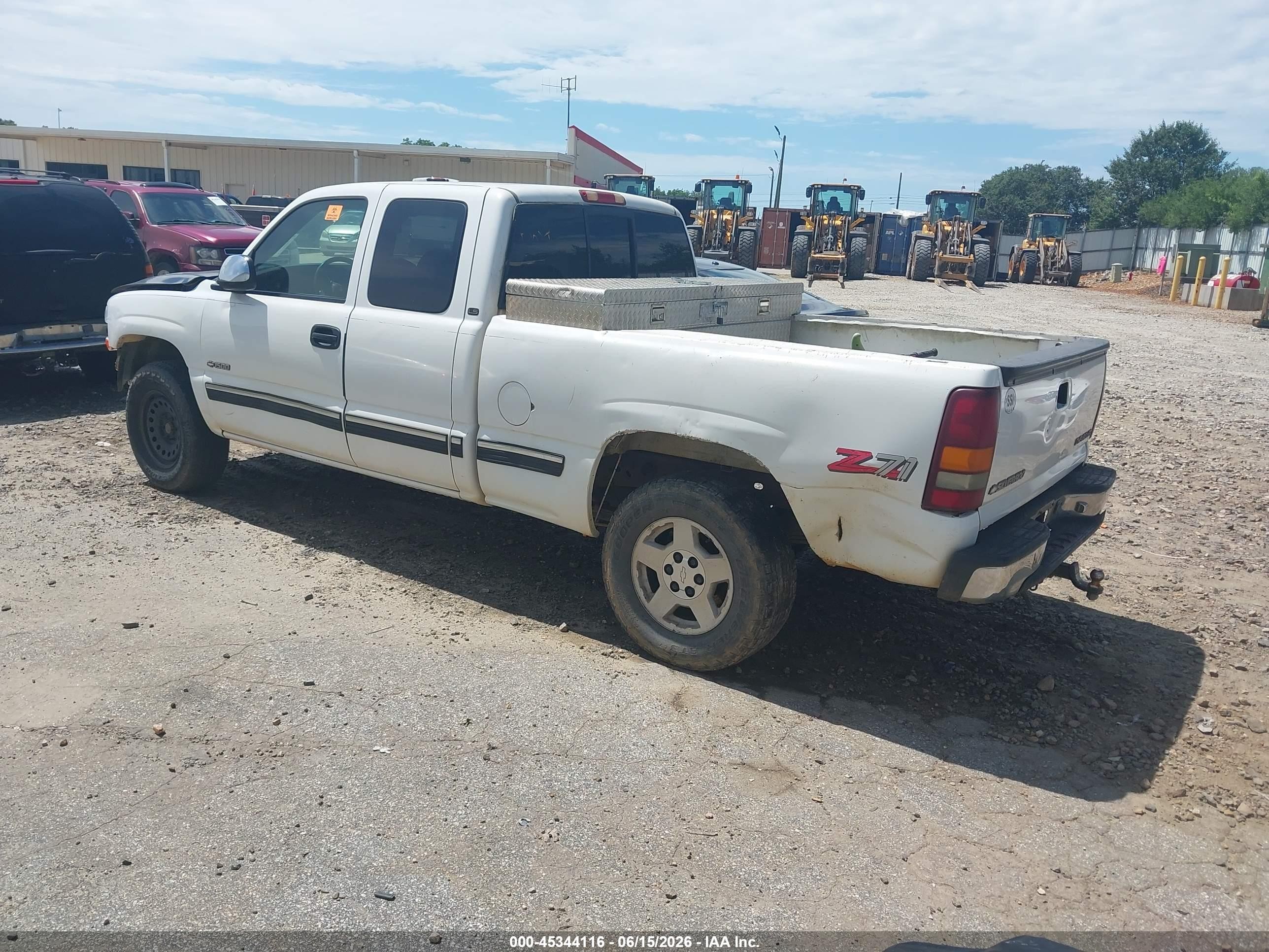 2000 Chevrolet Silverado 1500 Ls White vin: 1GCEK19T0YZ235136
