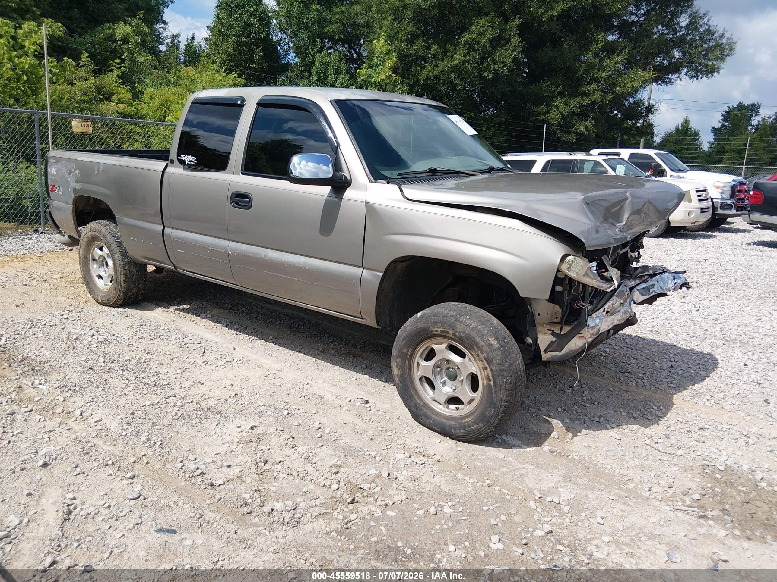 2001 Chevrolet Silverado 1500 Lt Tan vin: 1GCEK19T11E165448