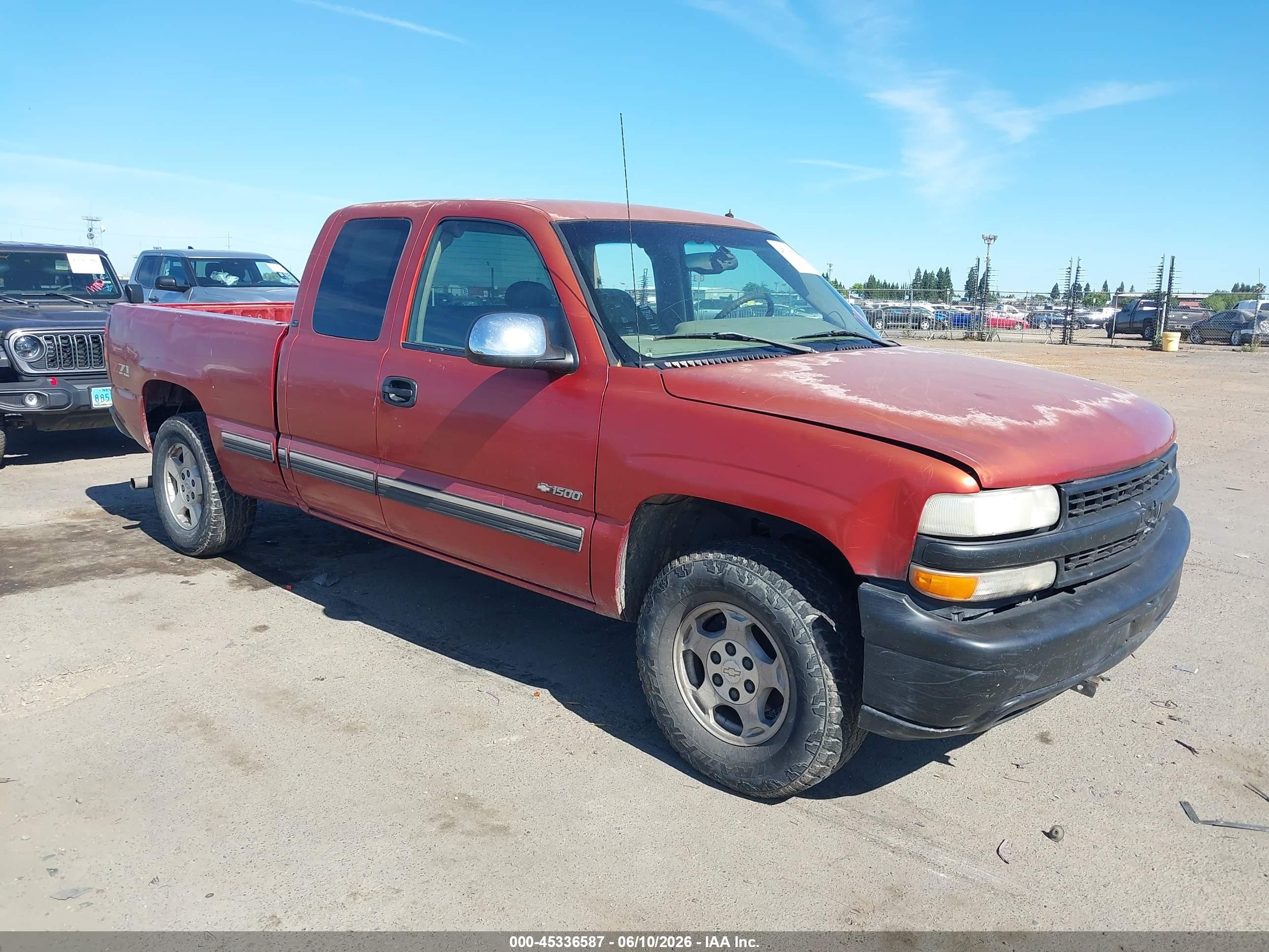 2001 Chevrolet Silverado 1500 Lt Оранжевый vin: 1GCEK19T11E178233