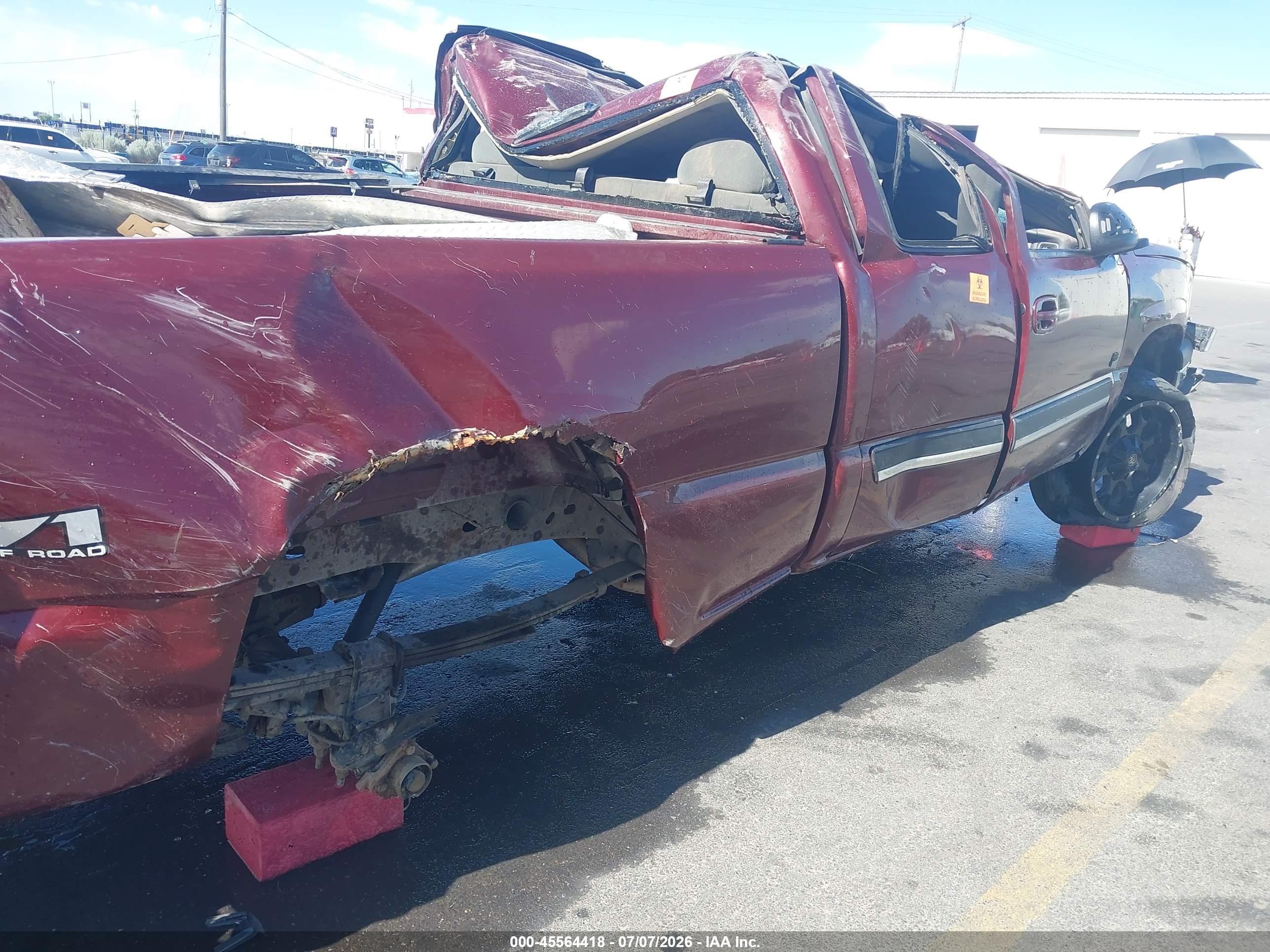 2003 Chevrolet Silverado 1500 Ls Maroon vin: 1GCEK19T13E229667