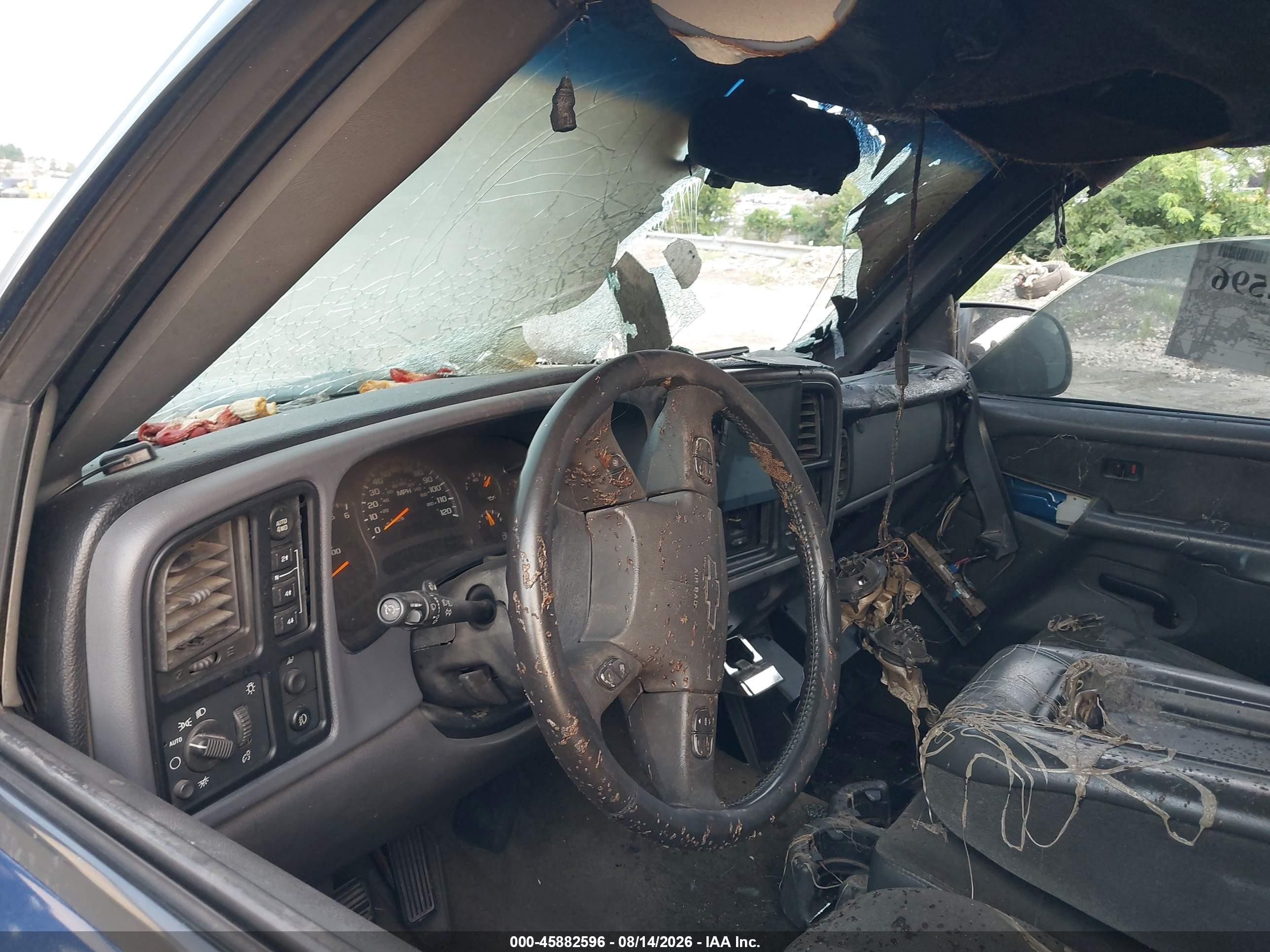 2003 Chevrolet Silverado 1500 Ls Синий vin: 1GCEK19T13E244556