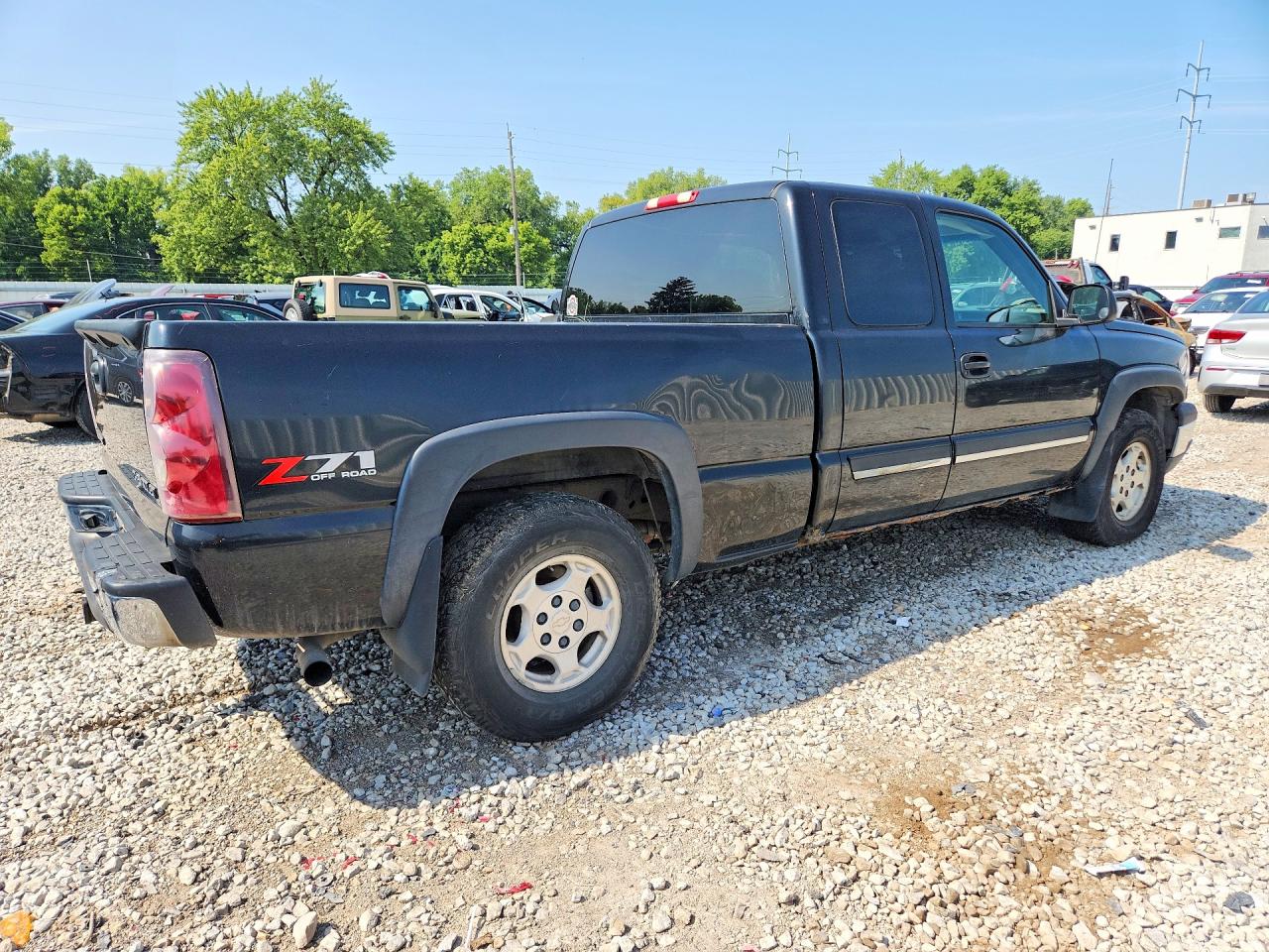 2003 Chevrolet Silverado K1500 Black vin: 1GCEK19T13Z126371