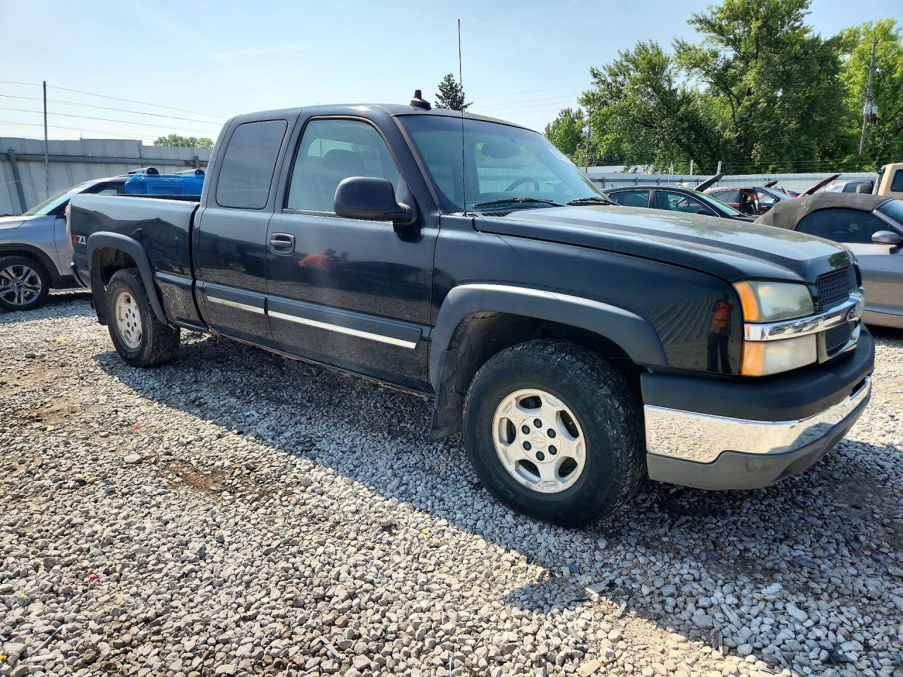 2003 Chevrolet Silverado K1500 Black vin: 1GCEK19T13Z126371