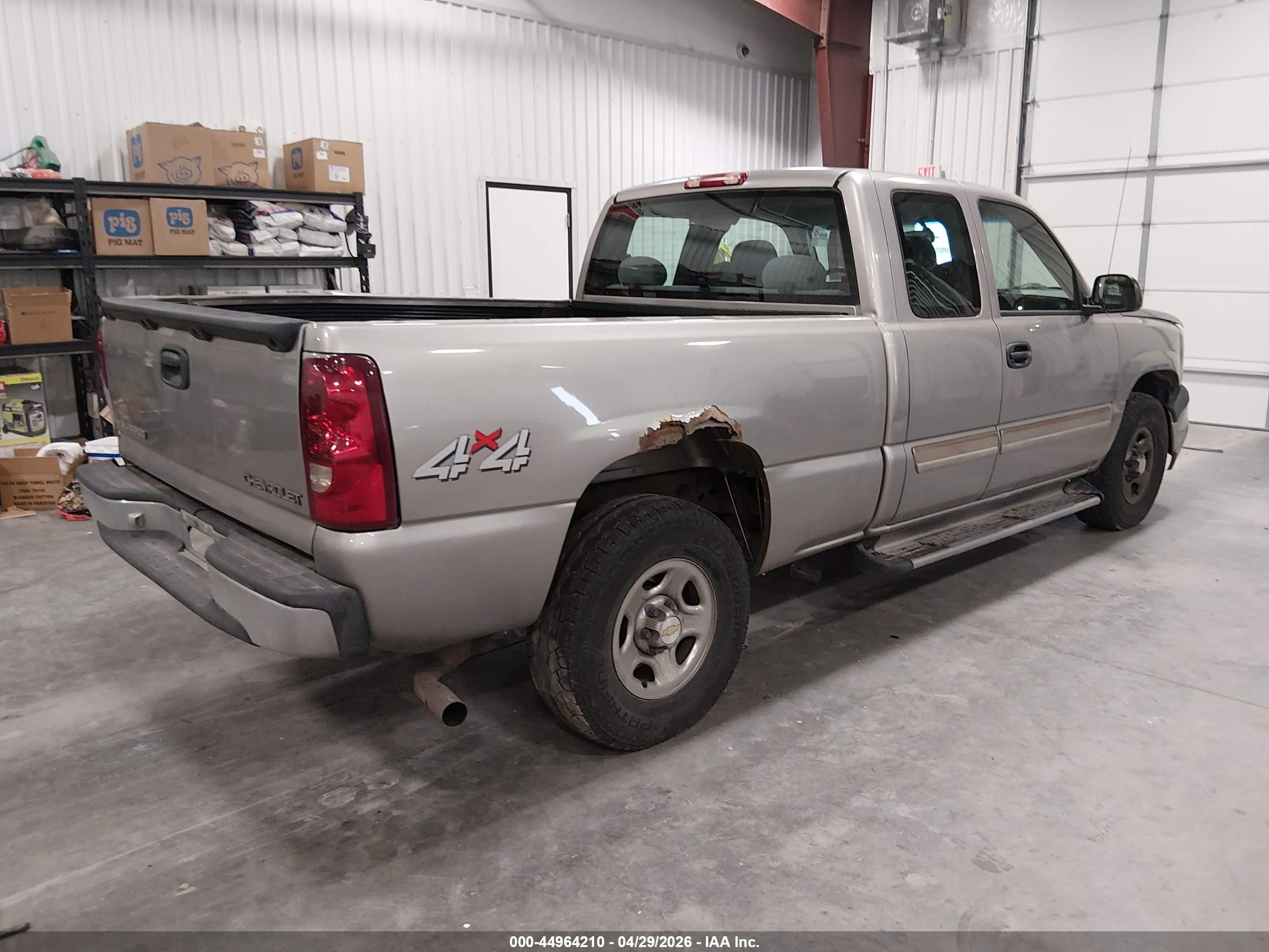 2003 Chevrolet Silverado 1500 Ls Серый vin: 1GCEK19T13Z315649