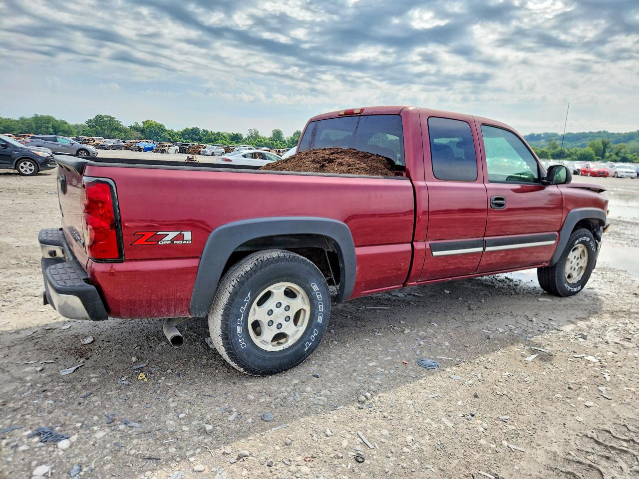 2004 Chevrolet Silverado K1500 Бордовый vin: 1GCEK19T14E368053