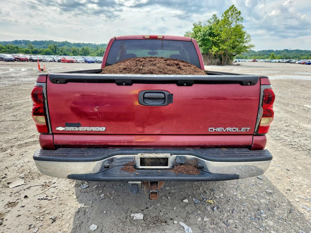 2004 Chevrolet Silverado K1500 Бордовый vin: 1GCEK19T14E368053