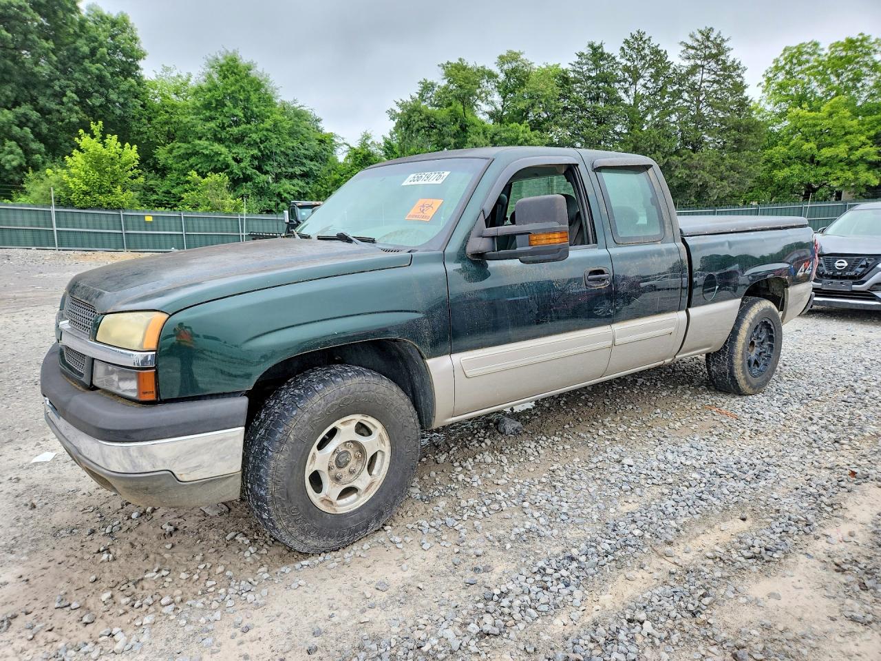 2004 Chevrolet Silverado K1500 Green vin: 1GCEK19T14Z216234