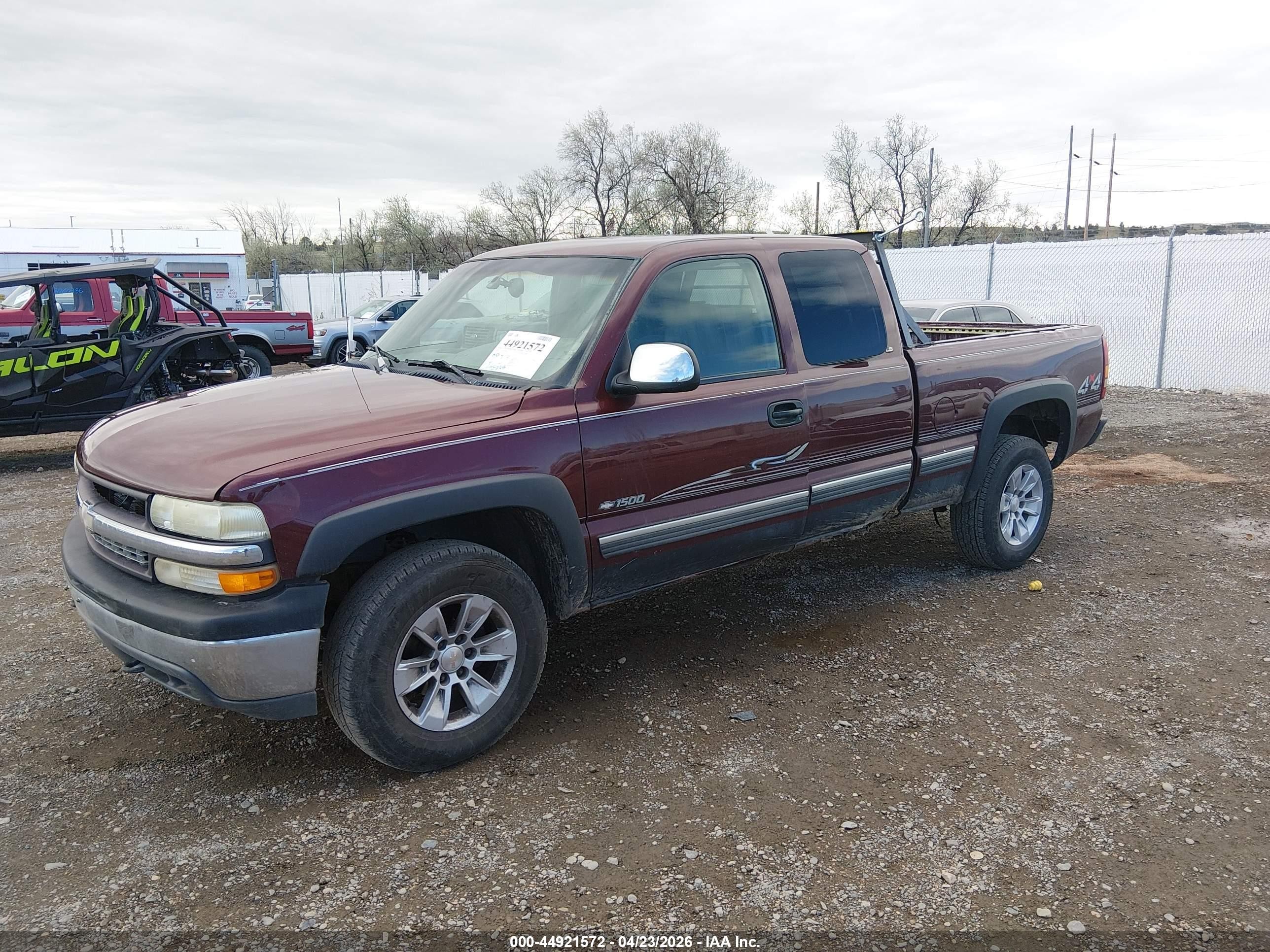 1999 Chevrolet Silverado 1500 Ls Темно-бордовый vin: 1GCEK19T1XE134242