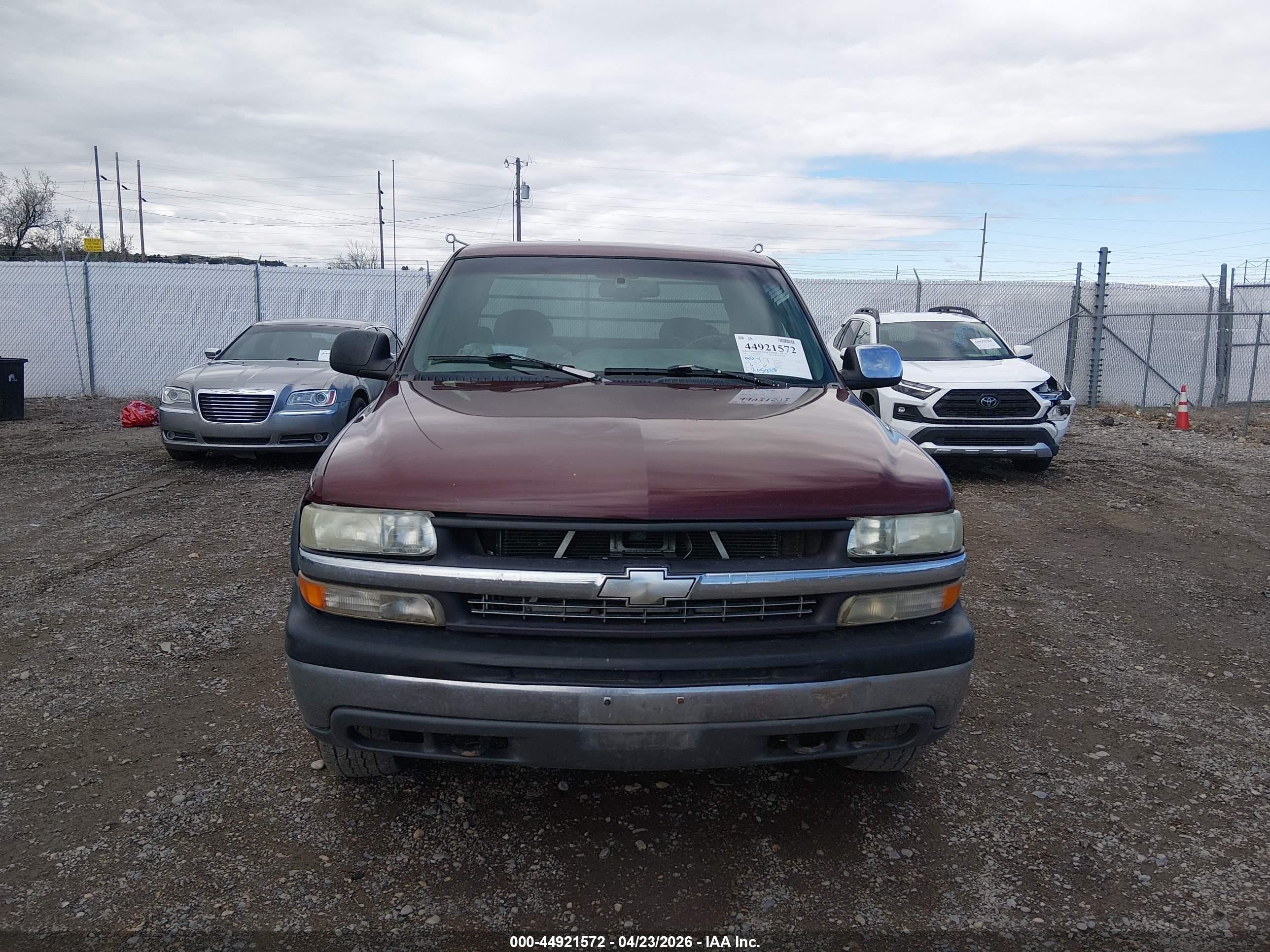 1999 Chevrolet Silverado 1500 Ls Темно-бордовый vin: 1GCEK19T1XE134242