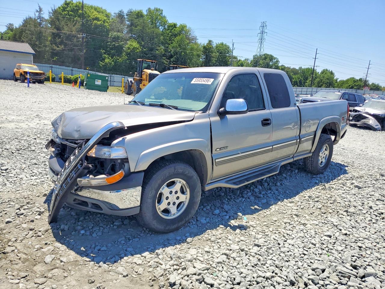 2001 Chevrolet Silverado K1500 Silver vin: 1GCEK19T21E112807