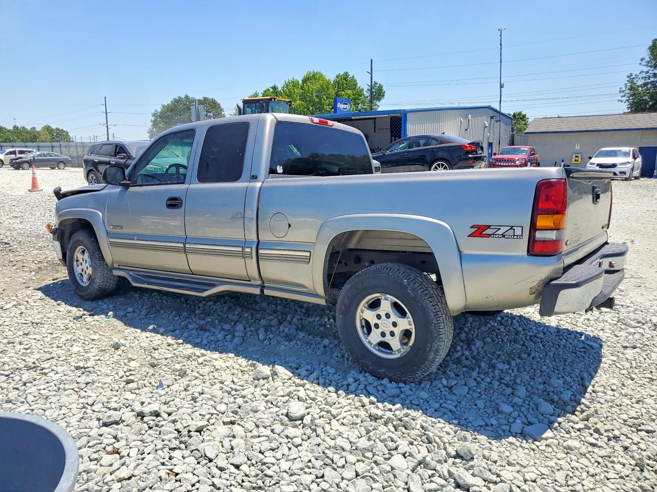 2001 Chevrolet Silverado K1500 Silver vin: 1GCEK19T21E112807