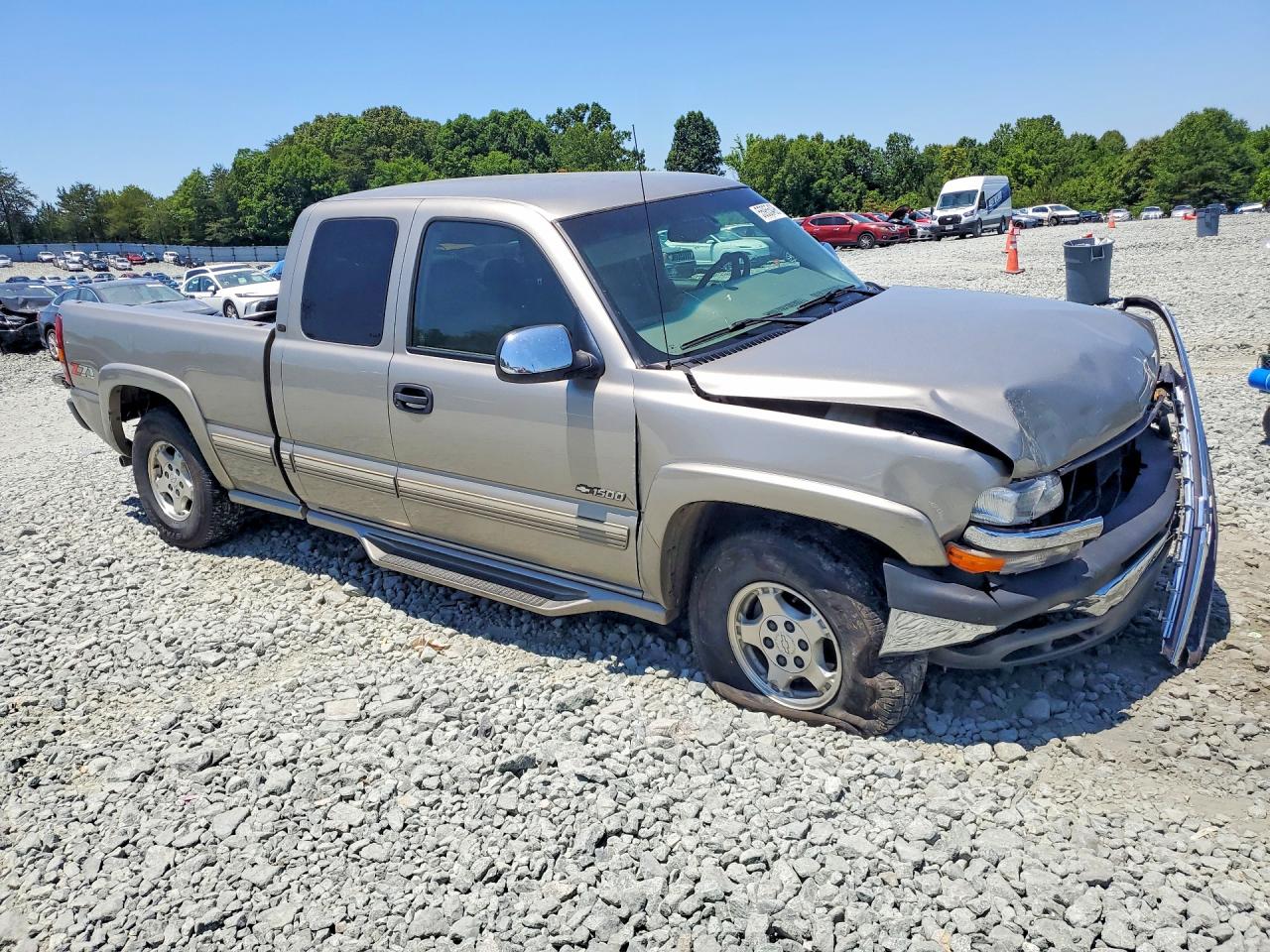 2001 Chevrolet Silverado K1500 Silver vin: 1GCEK19T21E112807