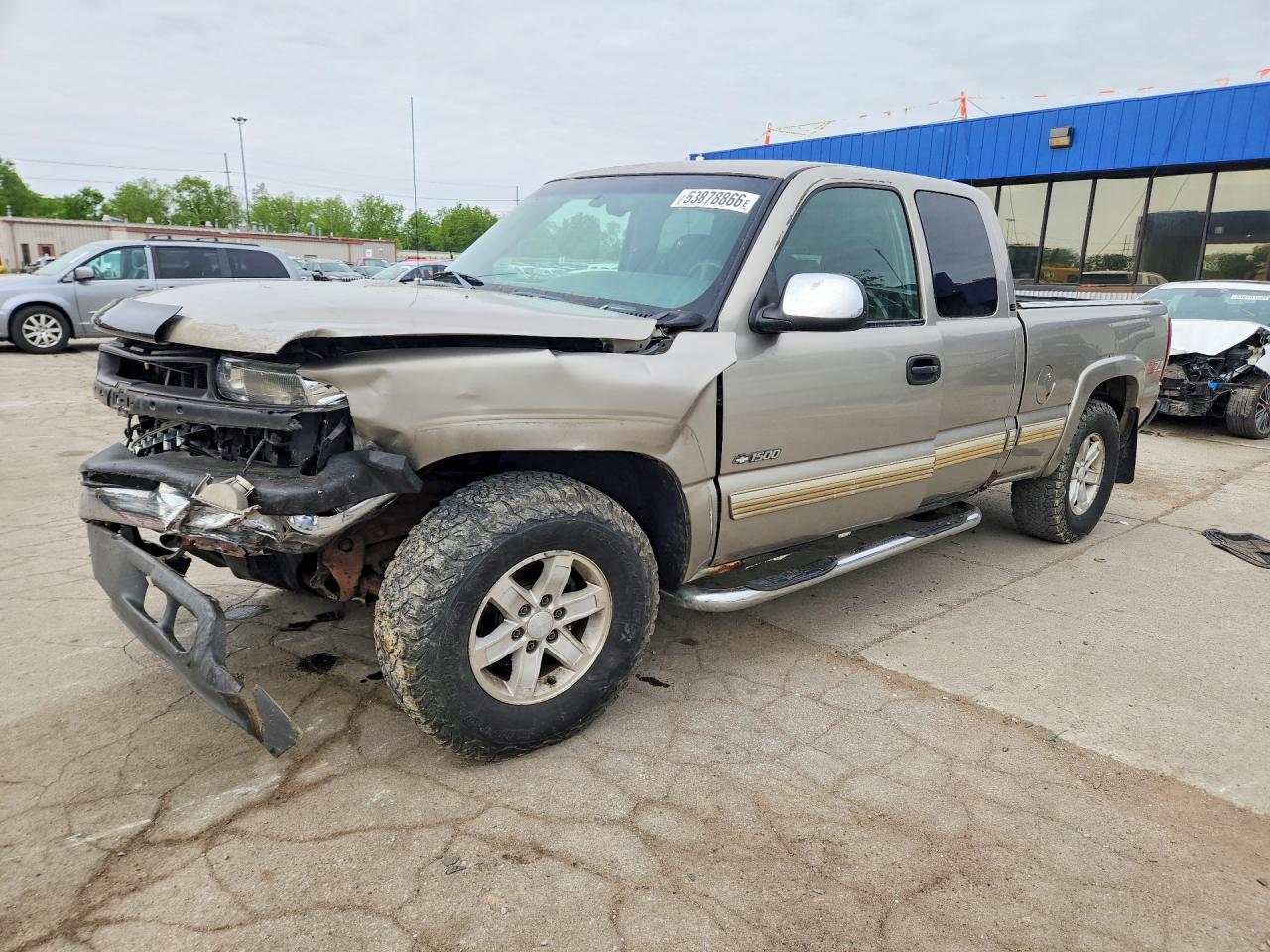 2001 Chevrolet Silverado K1500 Tan vin: 1GCEK19T21E119899