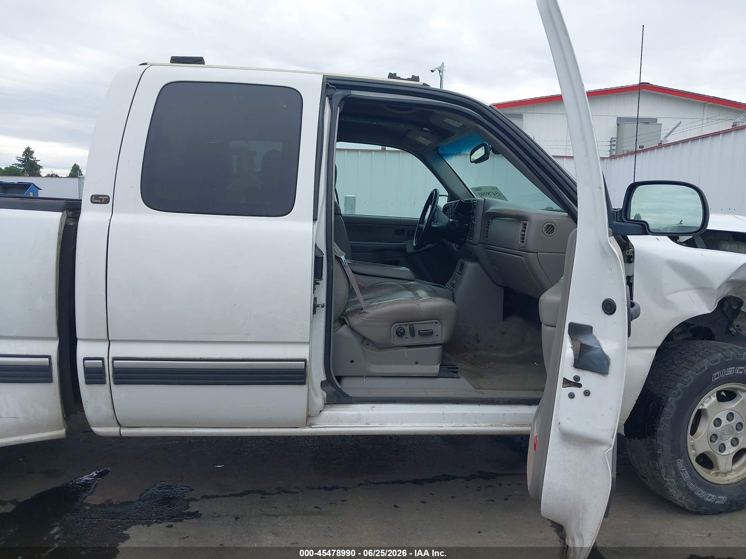 2001 Chevrolet Silverado 1500 Lt White vin: 1GCEK19T21E221784