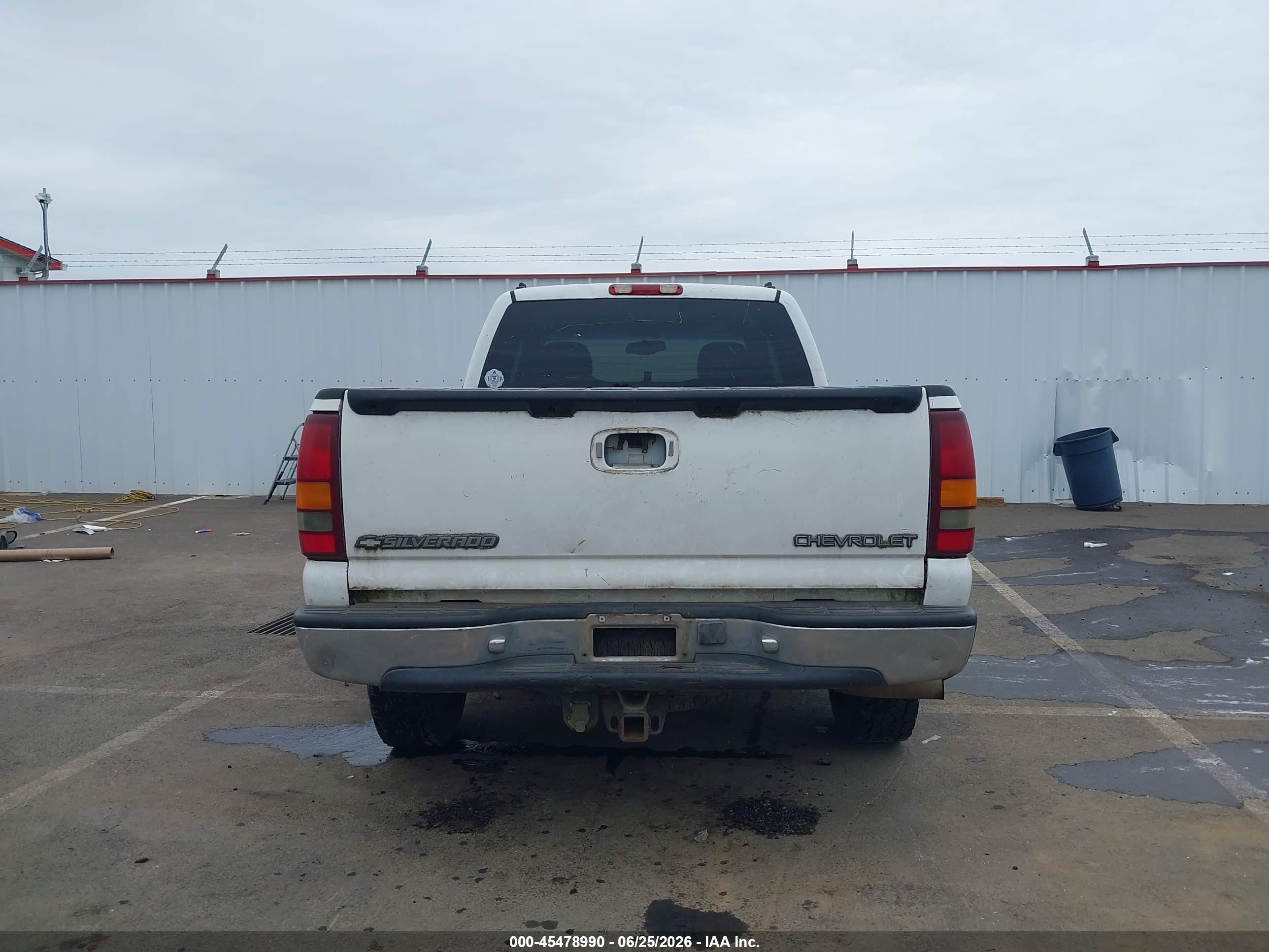 2001 Chevrolet Silverado 1500 Lt White vin: 1GCEK19T21E221784