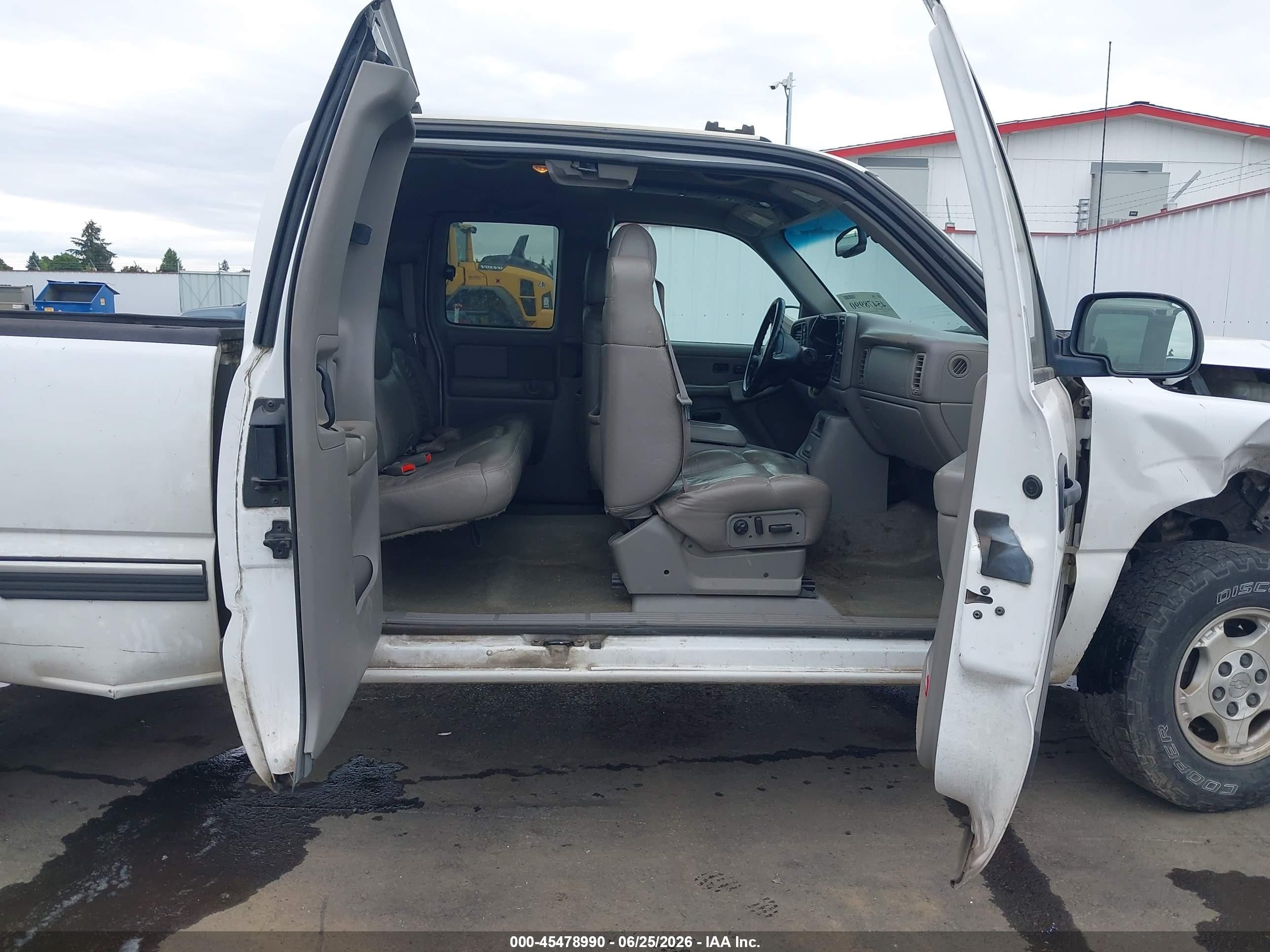 2001 Chevrolet Silverado 1500 Lt White vin: 1GCEK19T21E221784