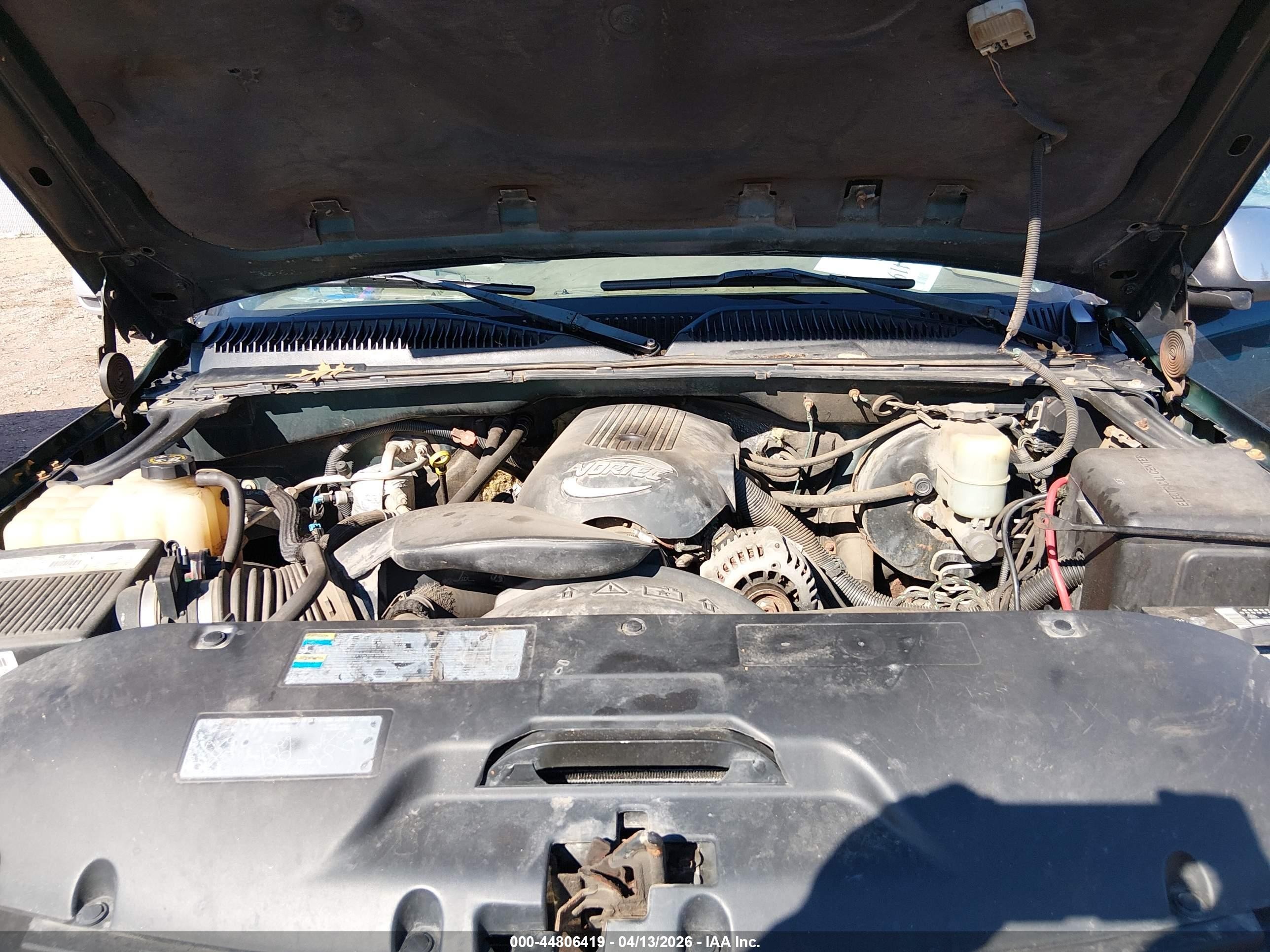 2002 Chevrolet Silverado 1500 Ls Green vin: 1GCEK19T22E257332