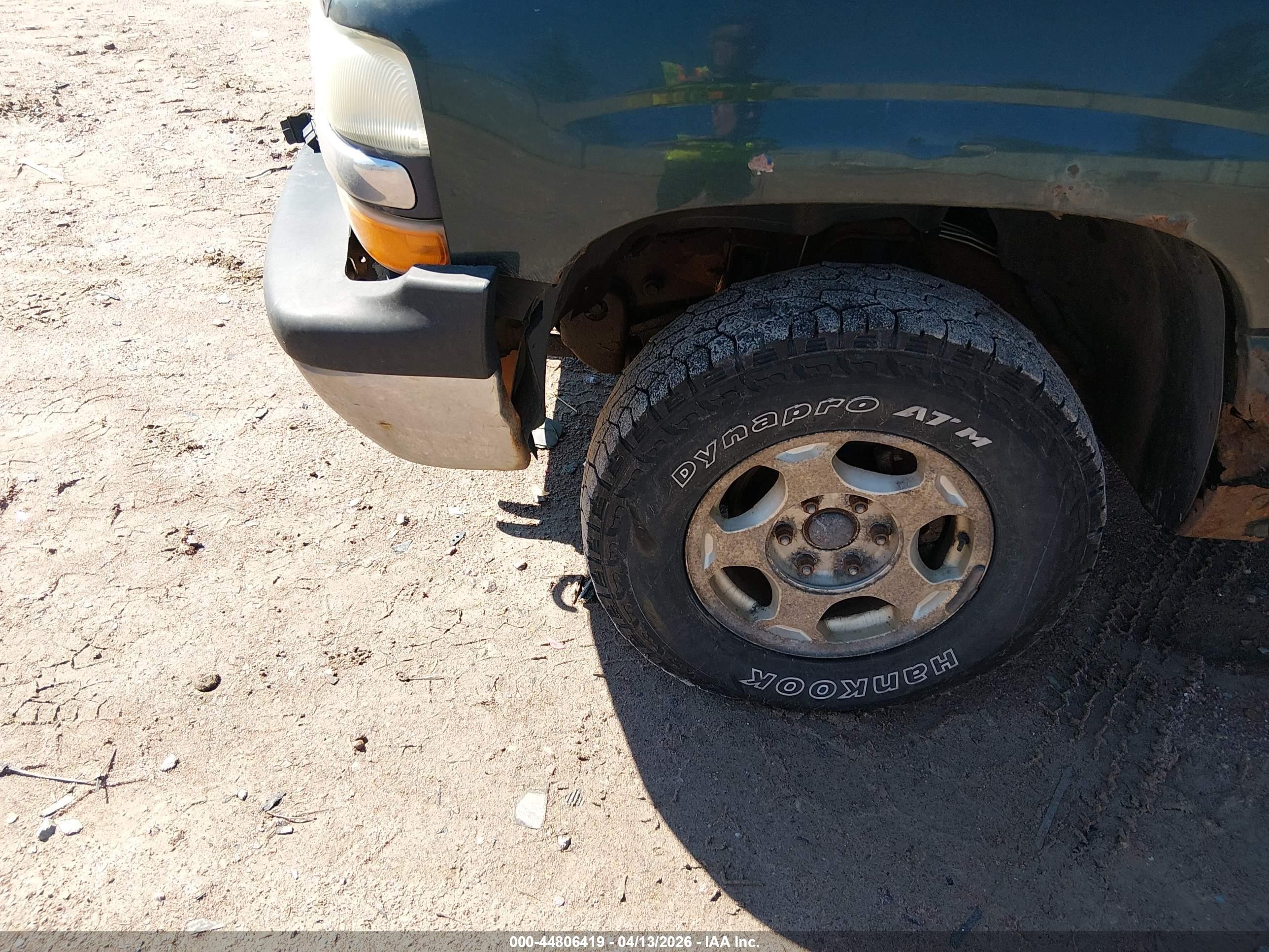 2002 Chevrolet Silverado 1500 Ls Green vin: 1GCEK19T22E257332