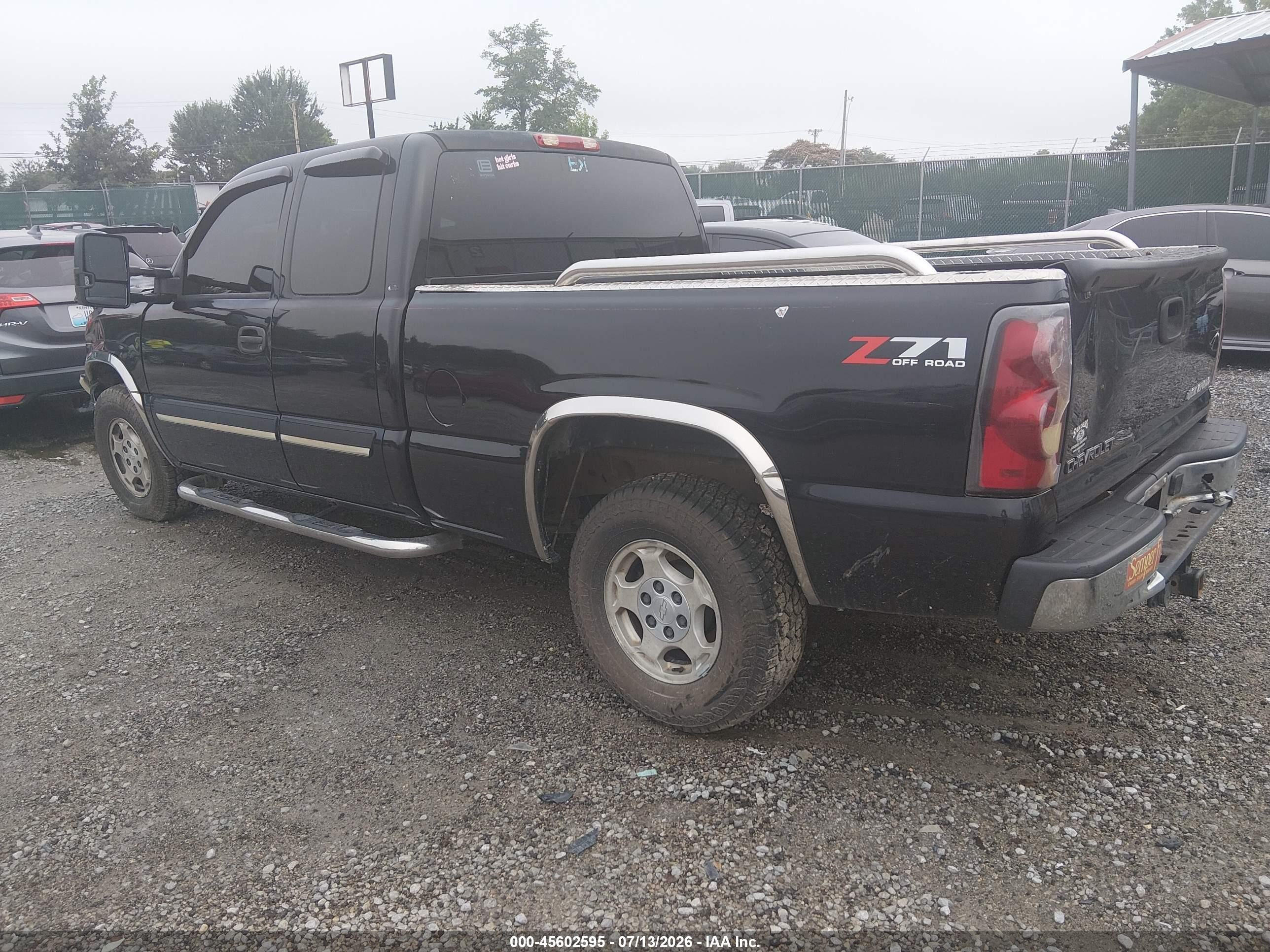 2004 Chevrolet Silverado 1500 Ls Black vin: 1GCEK19T24E140966