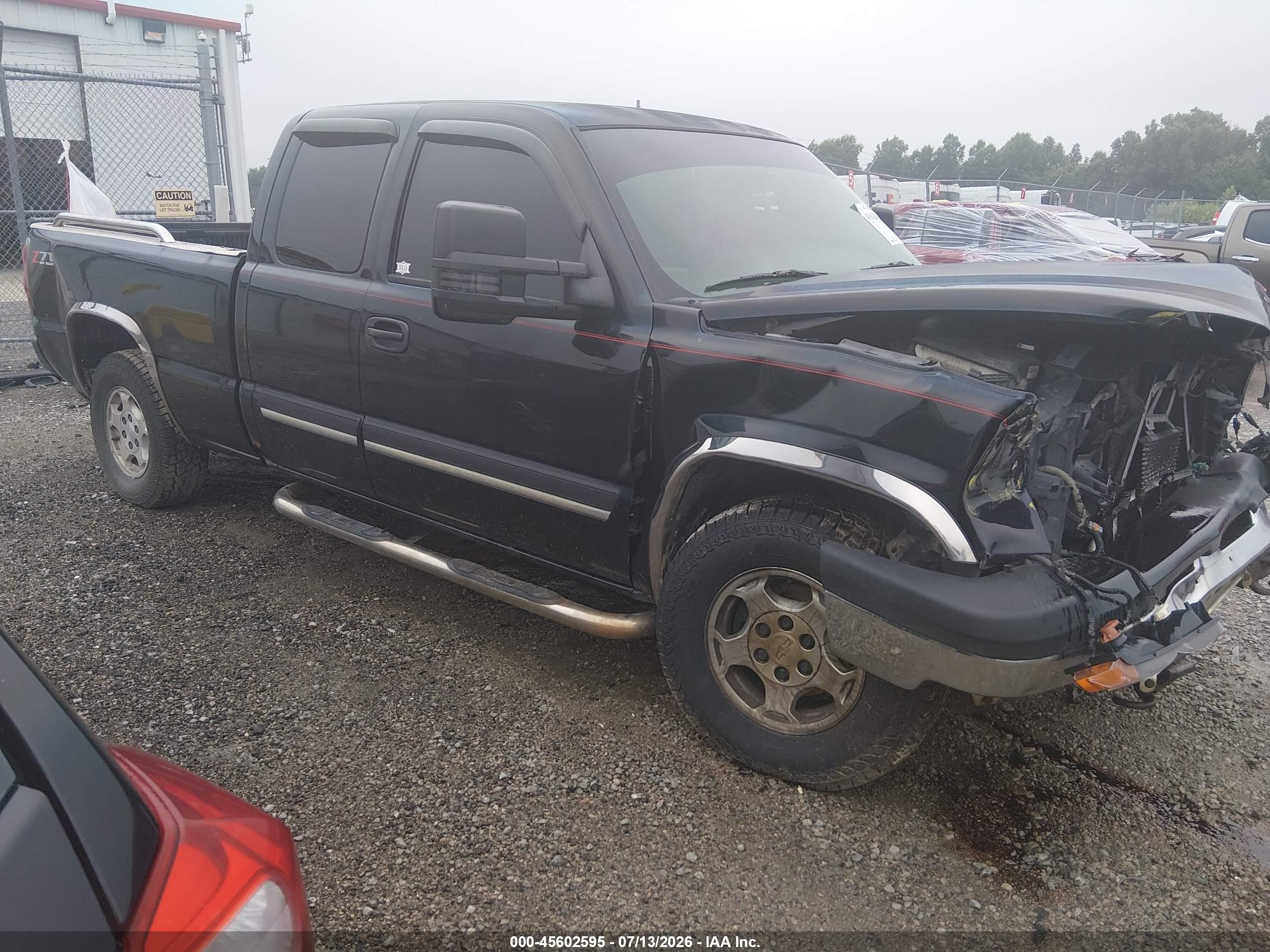 2004 Chevrolet Silverado 1500 Ls Black vin: 1GCEK19T24E140966