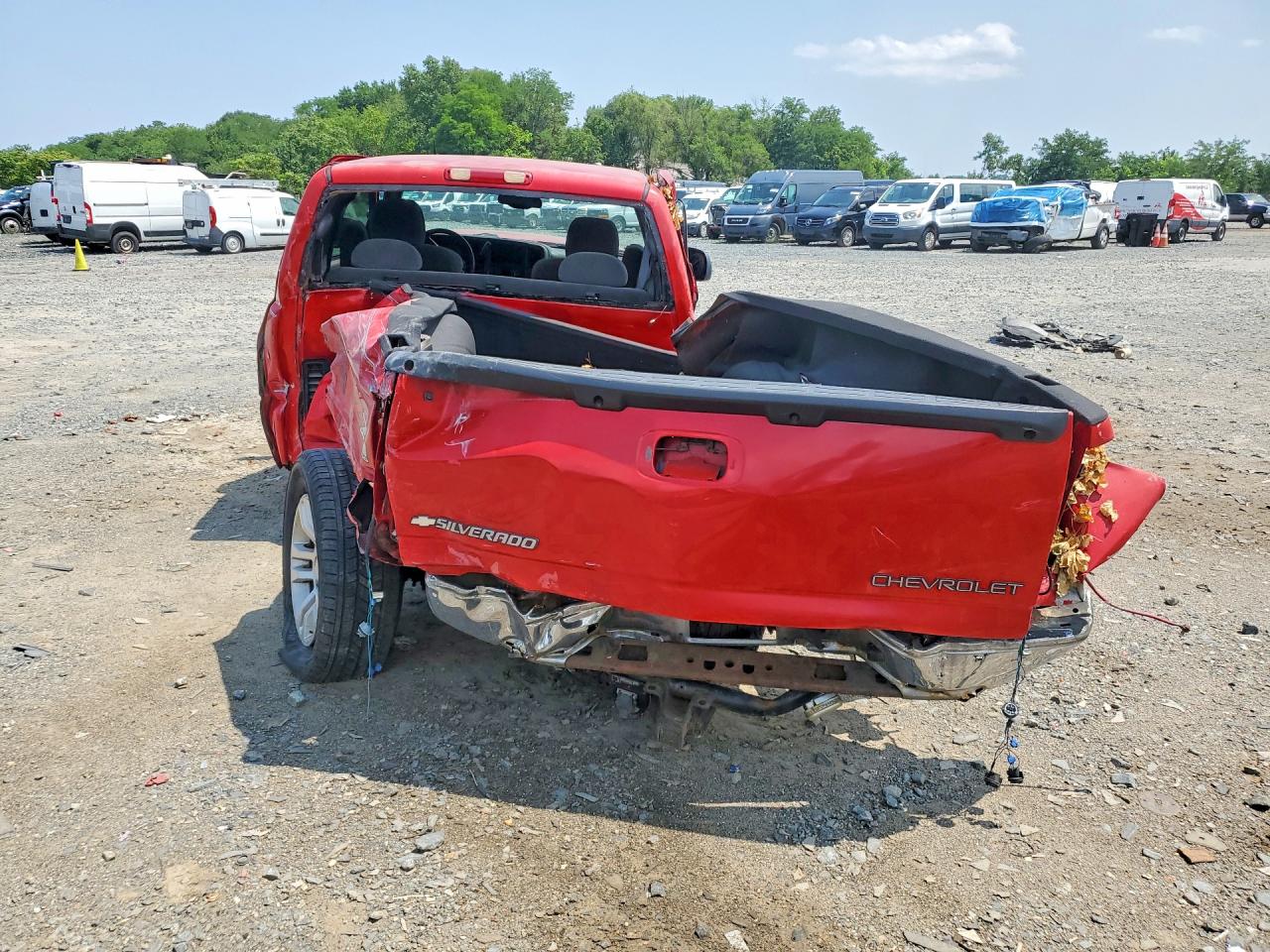 2004 Chevrolet Silverado K1500 Red vin: 1GCEK19T24E213737