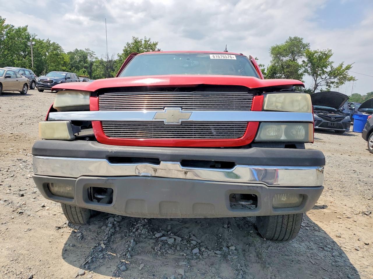 2004 Chevrolet Silverado K1500 Red vin: 1GCEK19T24E213737