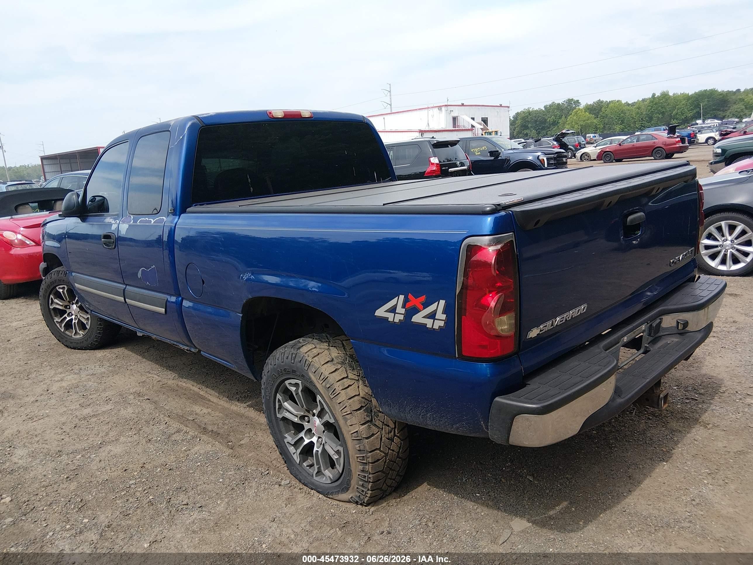 2004 Chevrolet Silverado 1500 Ls Blue vin: 1GCEK19T24E249783