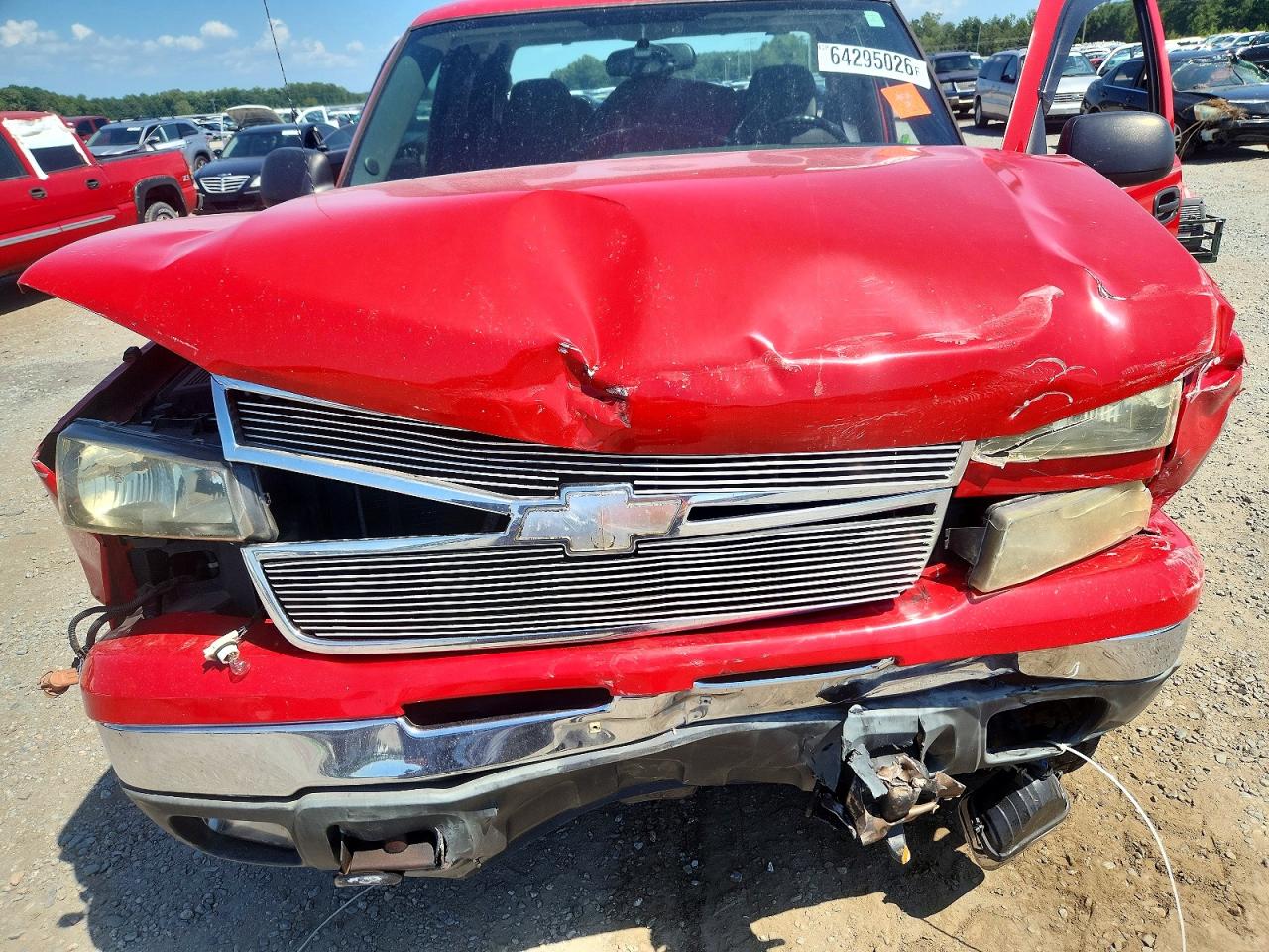 2006 Chevrolet Silverado K1500 Красный vin: 1GCEK19T26Z125007