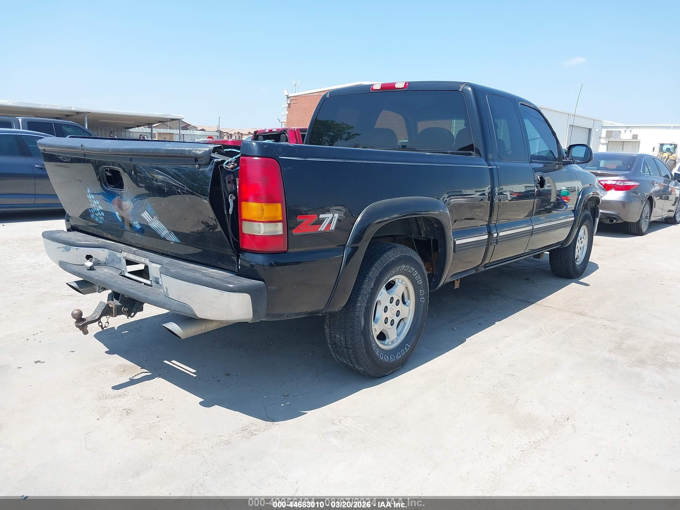 1999 Chevrolet Silverado 1500 Lt Черный vin: 1GCEK19T2XE106689