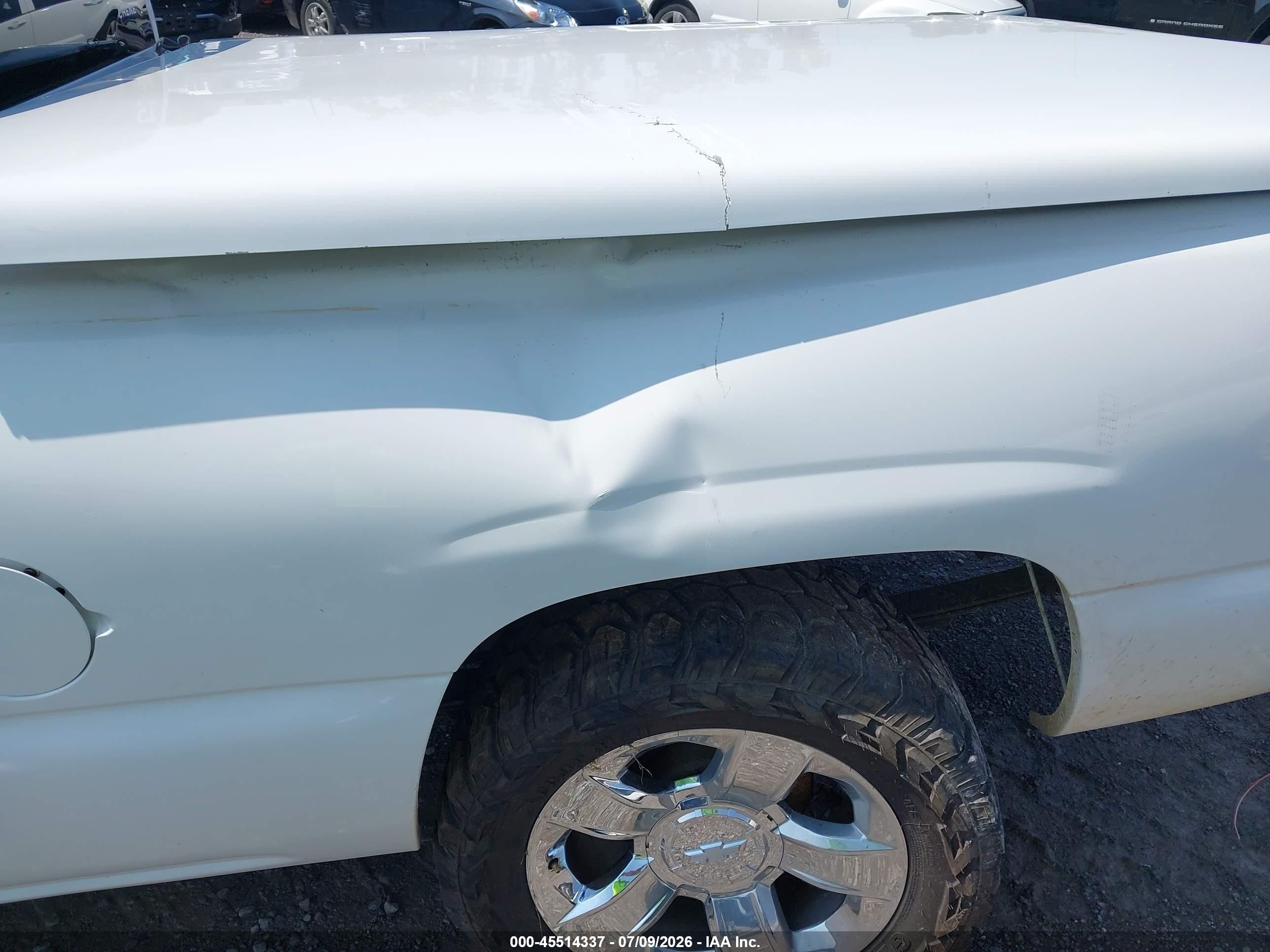 1999 Chevrolet Silverado 1500 Lt White vin: 1GCEK19T2XE162129