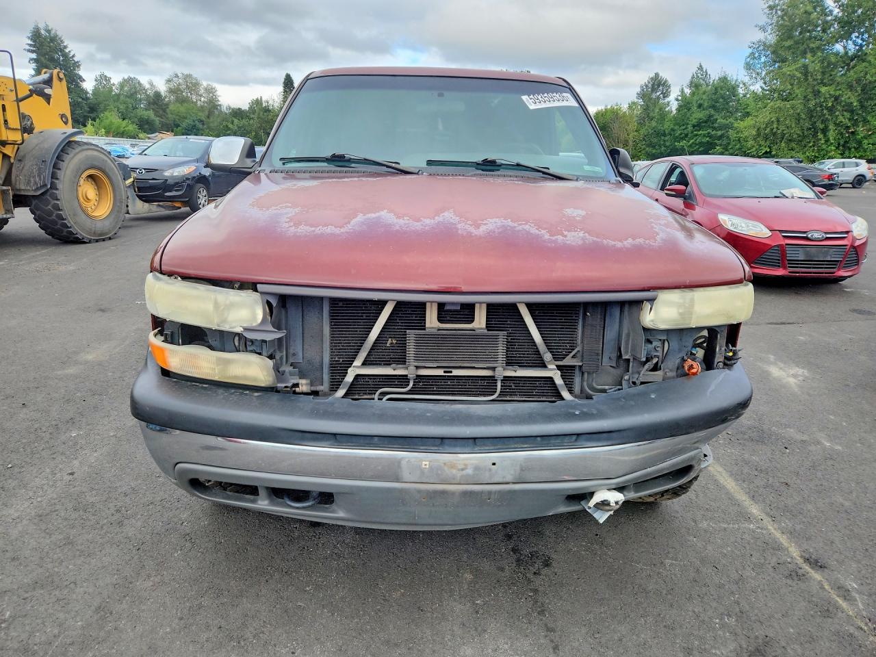 2001 Chevrolet Silverado K1500 Burgundy vin: 1GCEK19T31E157979