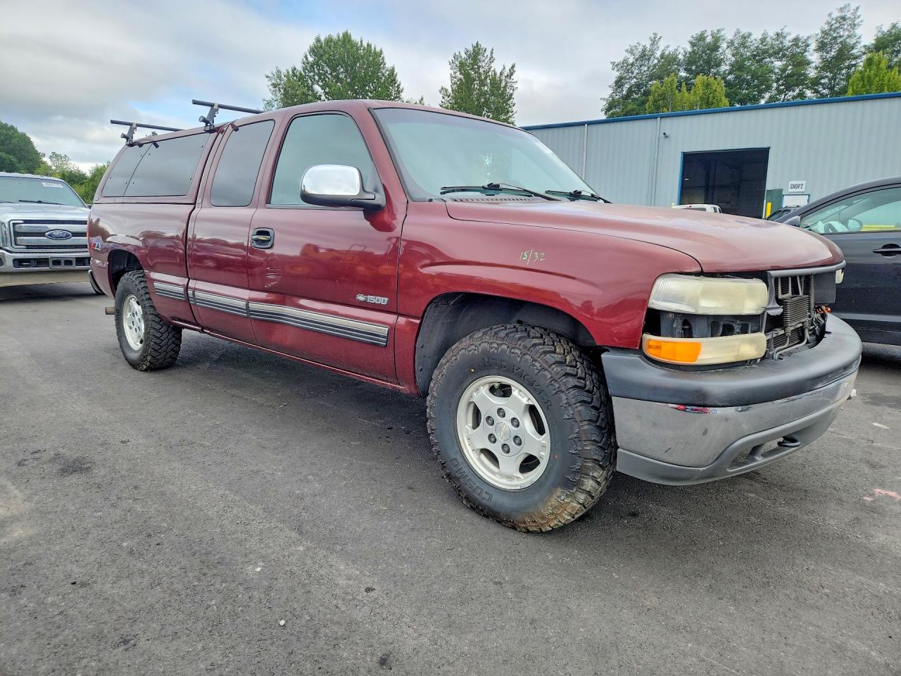2001 Chevrolet Silverado K1500 Burgundy vin: 1GCEK19T31E157979