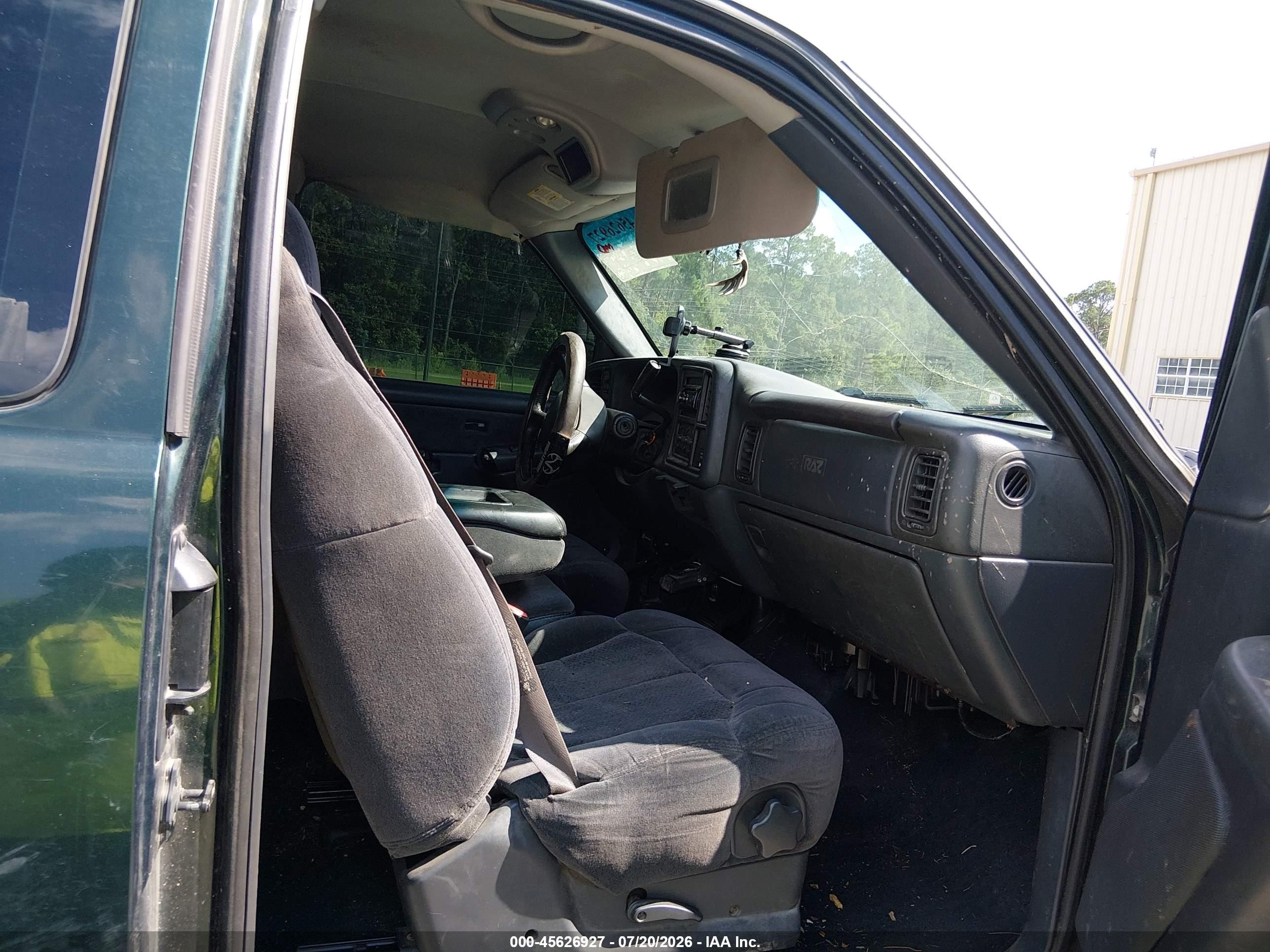 2002 Chevrolet Silverado 1500 Ls Green vin: 1GCEK19T32E166912
