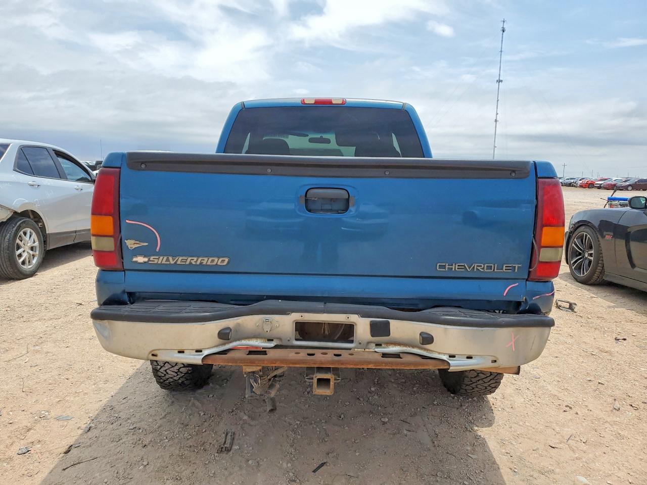 2002 Chevrolet Silverado K1500 Blue vin: 1GCEK19T32Z284368