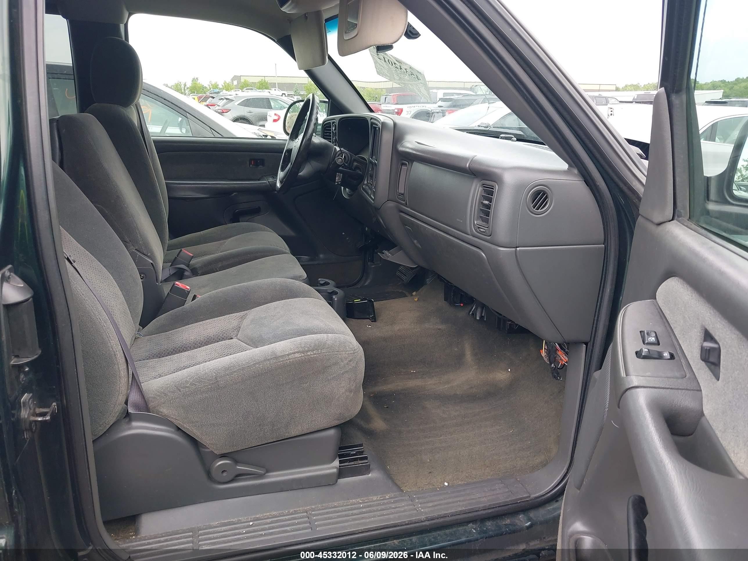 2003 Chevrolet Silverado 1500 Ls Green vin: 1GCEK19T33E193402