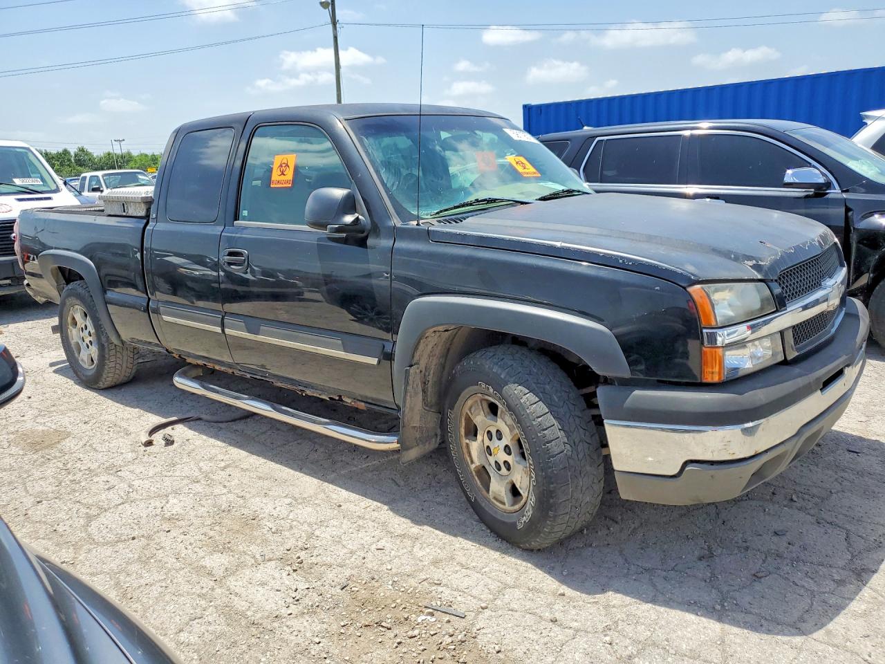 2003 Chevrolet Silverado K1500 Черный vin: 1GCEK19T33E275050